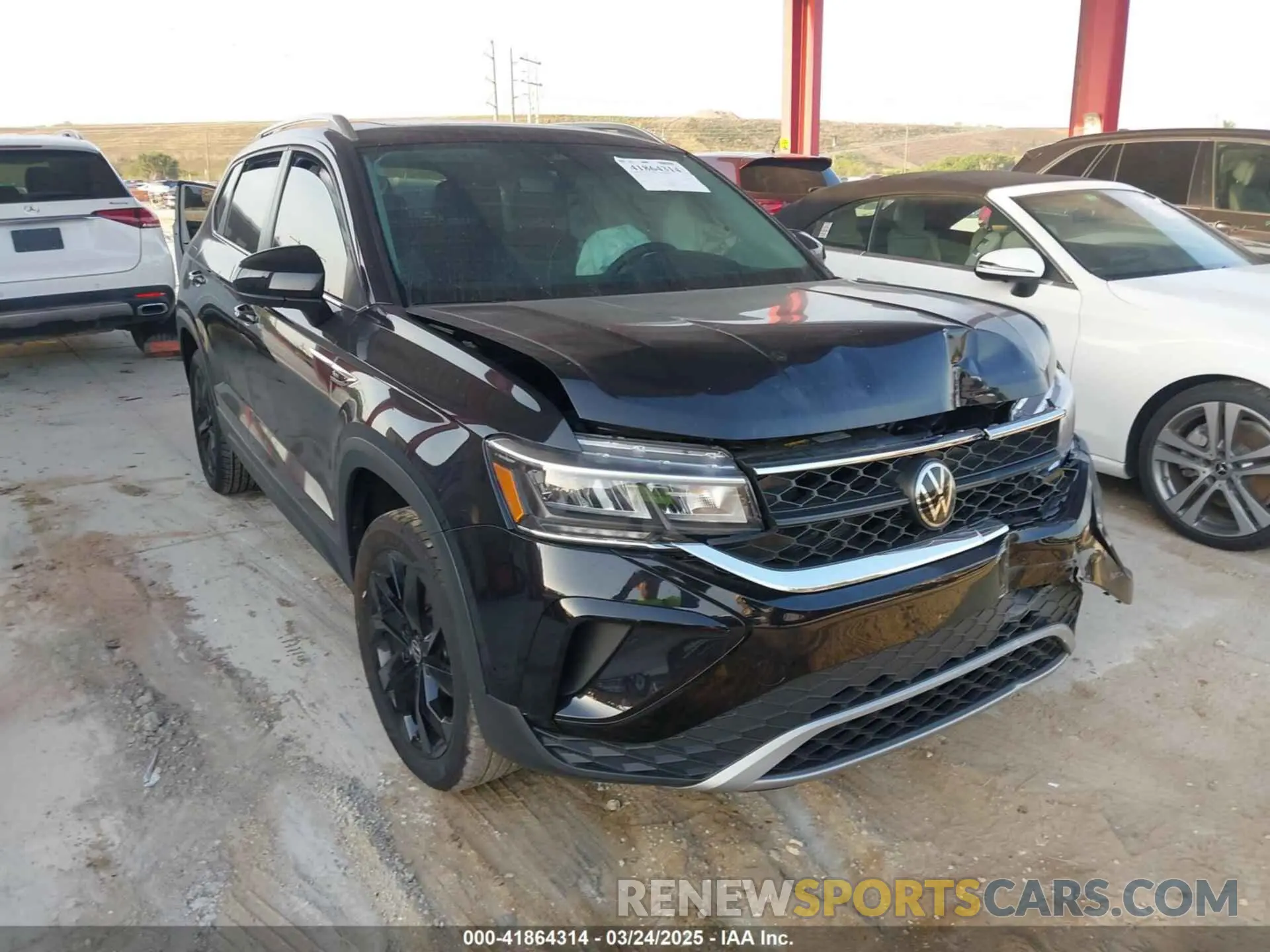 1 fotografías del automóvil dañado 3VVEX7B28RM126837 VOLKSWAGEN TAOS 2024