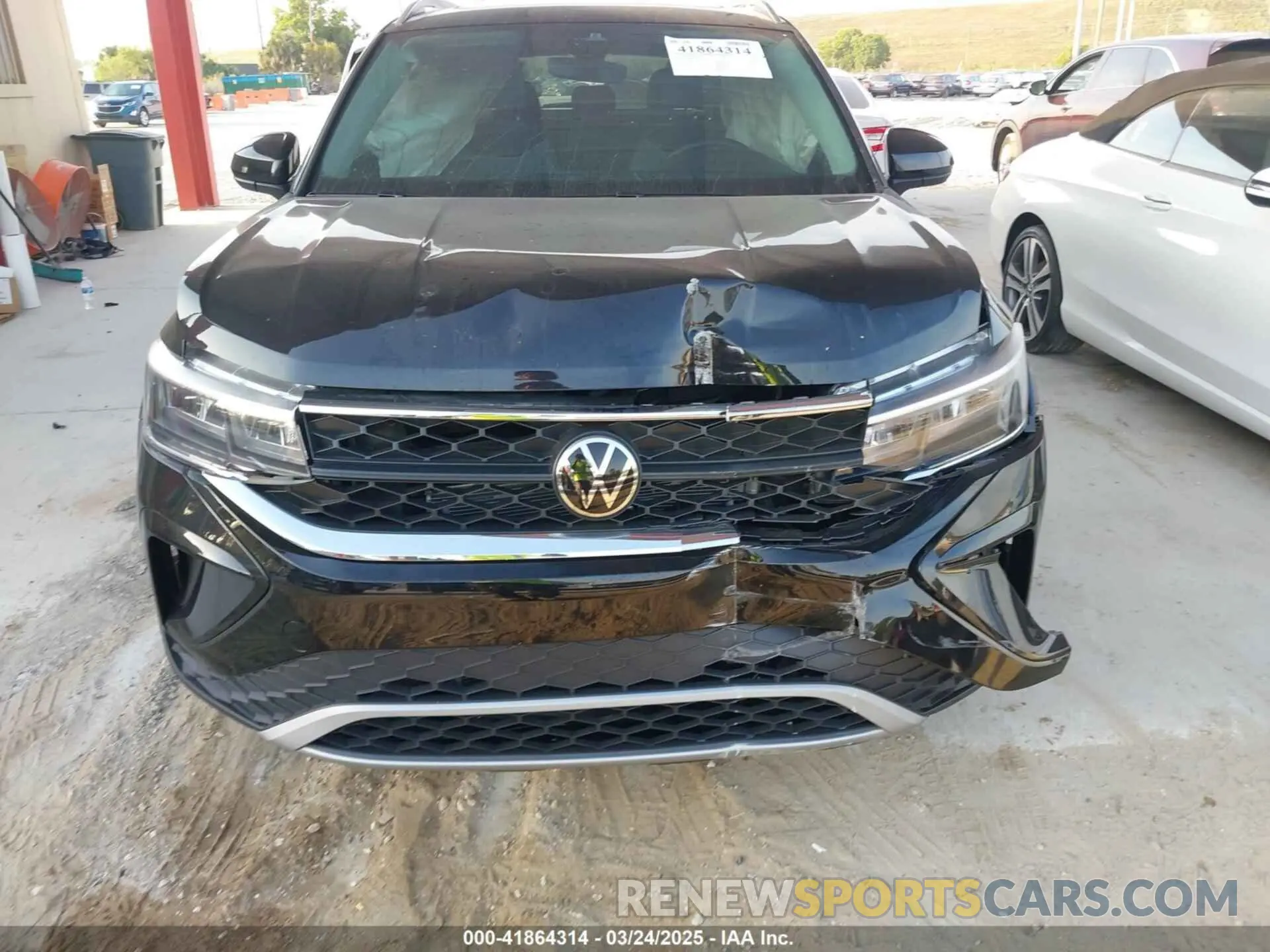 6 fotografías del automóvil dañado 3VVEX7B28RM126837 VOLKSWAGEN TAOS 2024