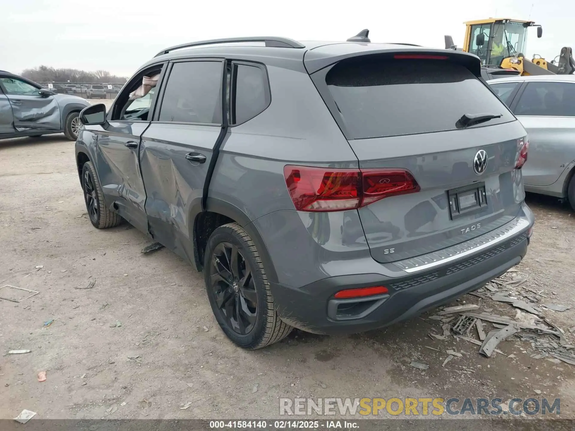 3 fotografías del automóvil dañado 3VVJX7B20RM119573 VOLKSWAGEN TAOS 2024