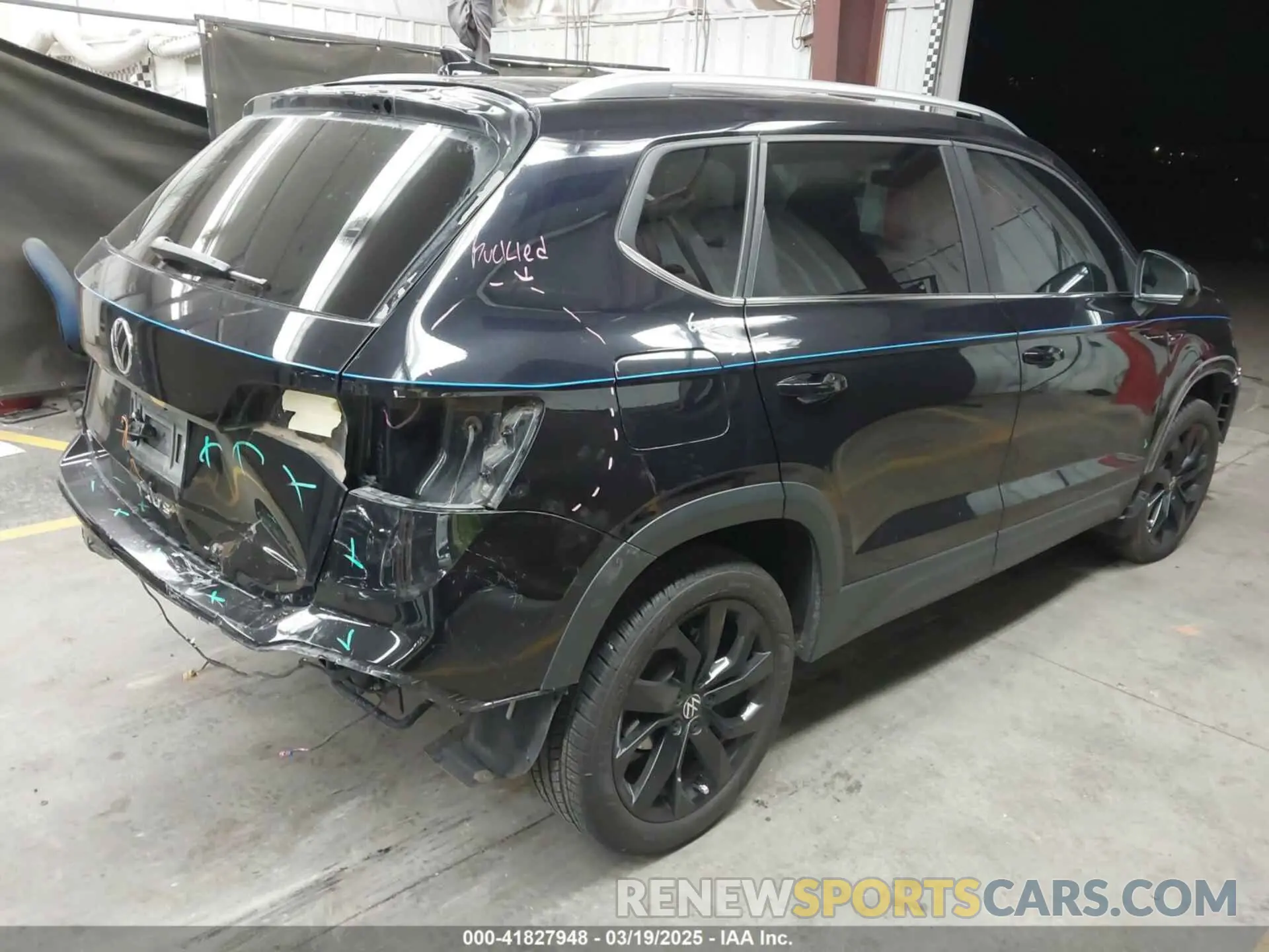 4 fotografías del automóvil dañado 3VVSX7B21RM056312 VOLKSWAGEN TAOS 2024
