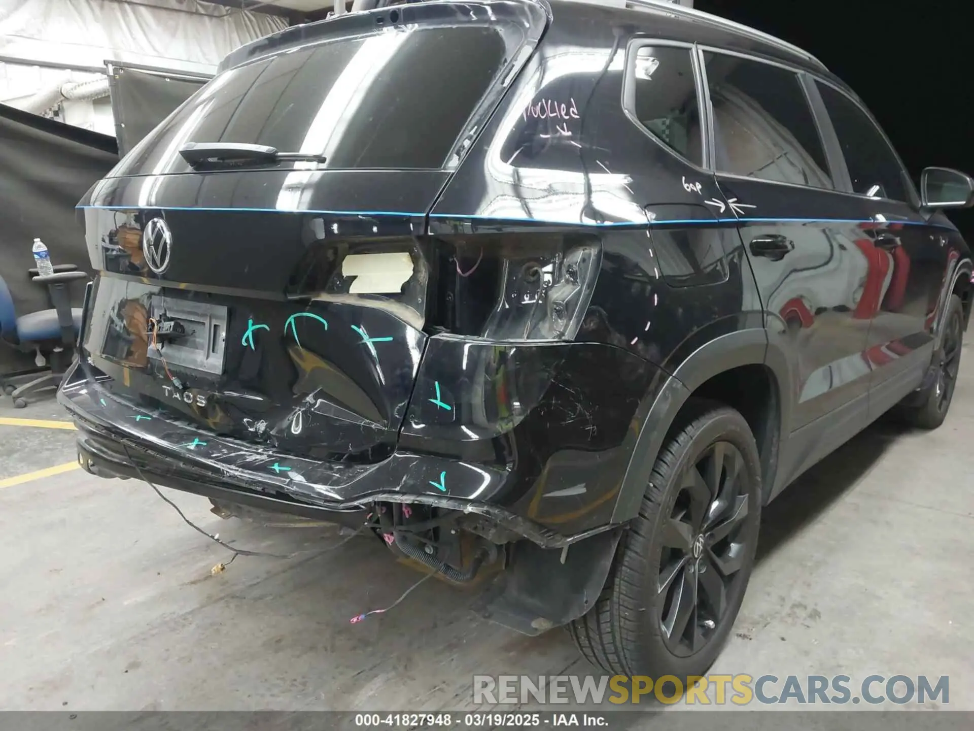 6 fotografías del automóvil dañado 3VVSX7B21RM056312 VOLKSWAGEN TAOS 2024