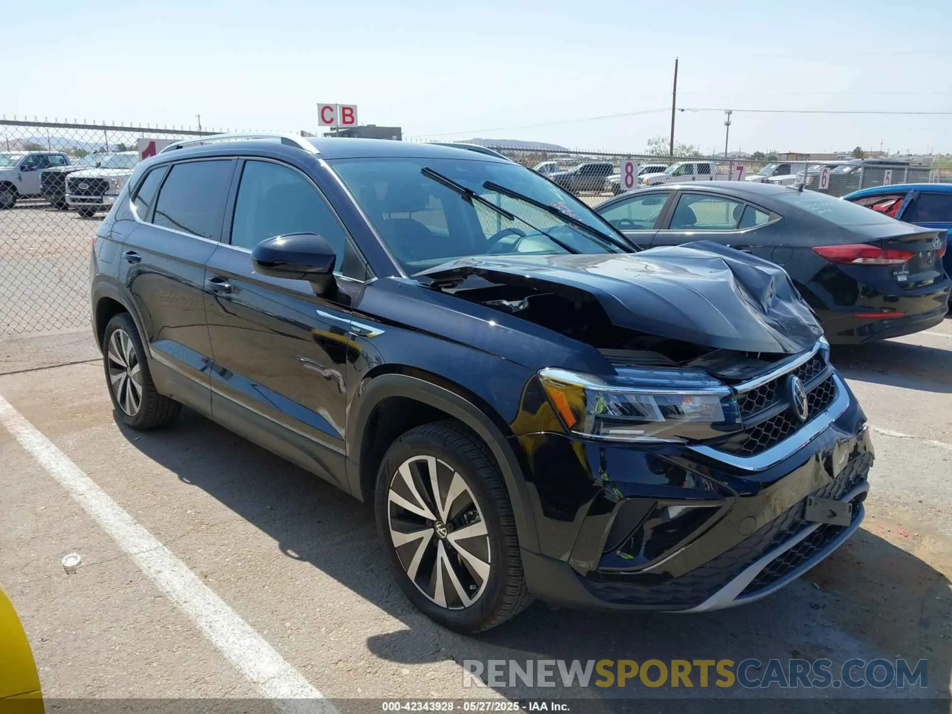 1 fotografías del automóvil dañado 3VVSX7B21RM114063 VOLKSWAGEN TAOS 2024