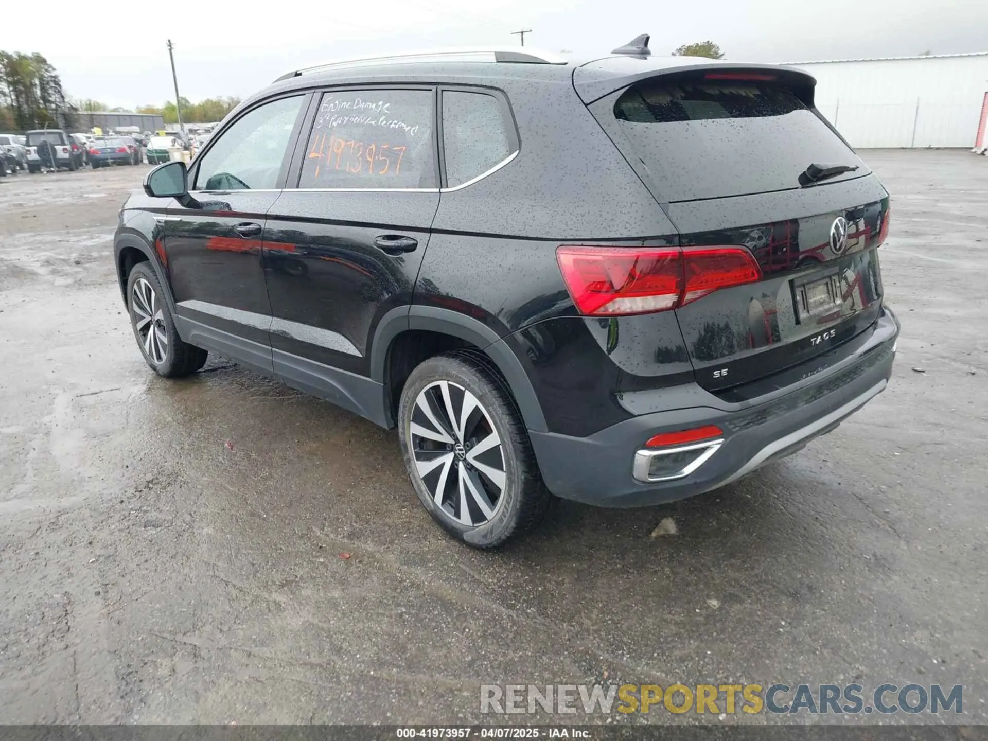 3 fotografías del automóvil dañado 3VVSX7B27RM019264 VOLKSWAGEN TAOS 2024
