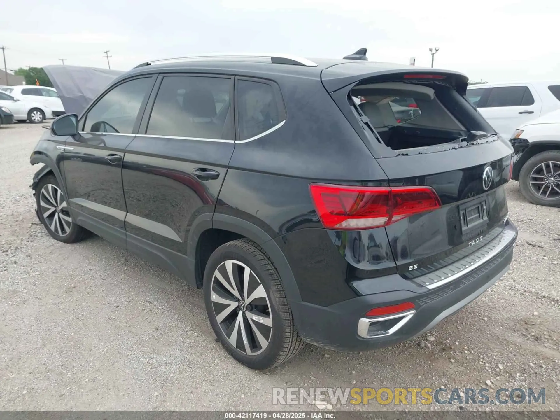 3 fotografías del automóvil dañado 3VVSX7B27RM064253 VOLKSWAGEN TAOS 2024