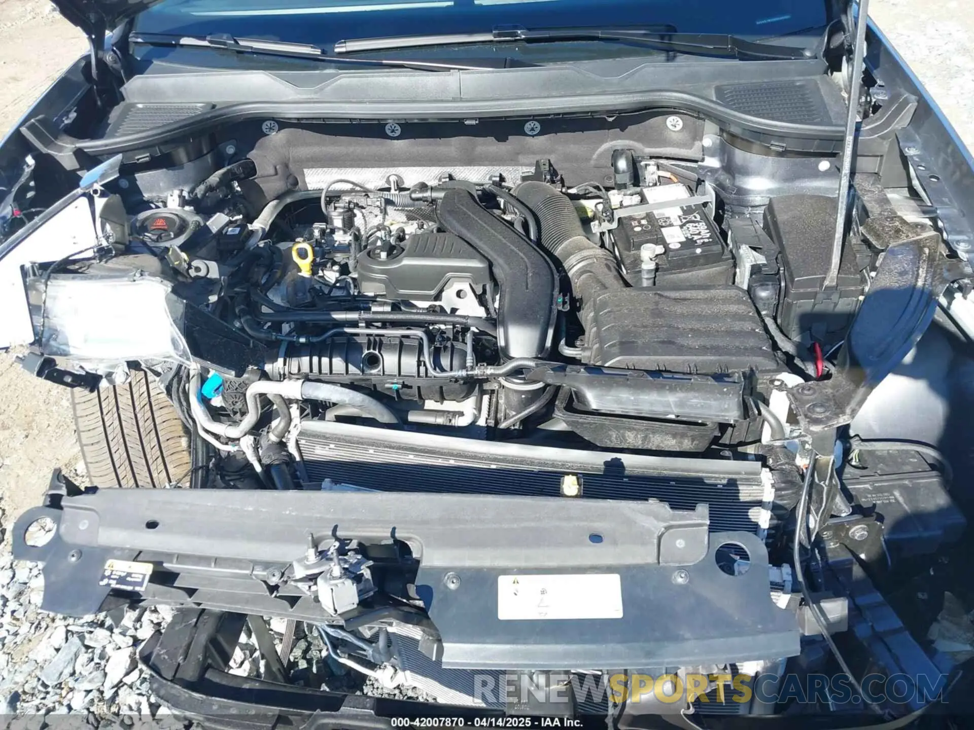 10 fotografías del automóvil dañado 3VVVX7B20RM040650 VOLKSWAGEN TAOS 2024