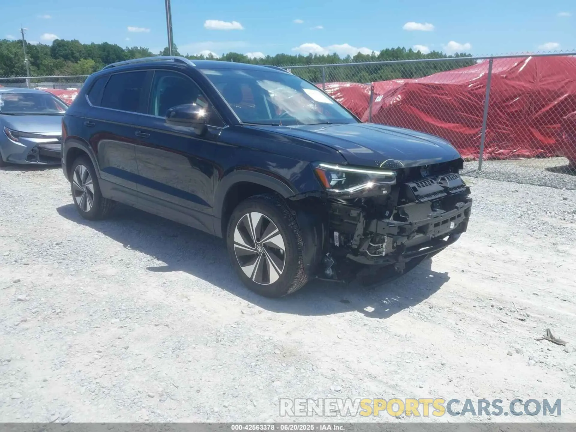 1 fotografías del automóvil dañado 3VVUC7B21SM044655 VOLKSWAGEN TAOS 2025