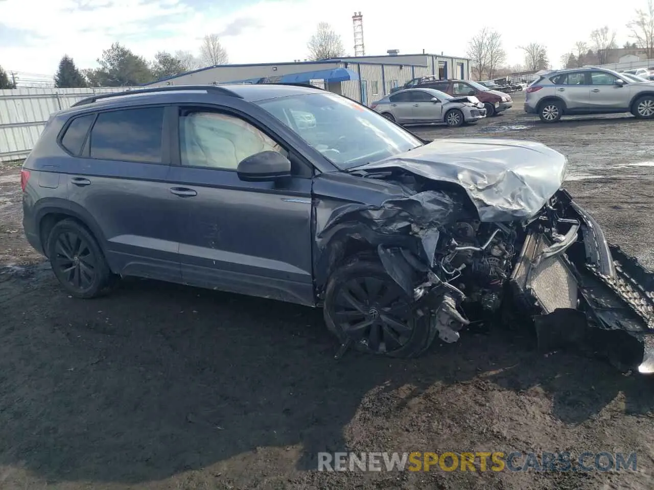 4 fotografías del automóvil dañado 3VVAX7B26NM057722 VOLKSWAGEN TAOS S 2022
