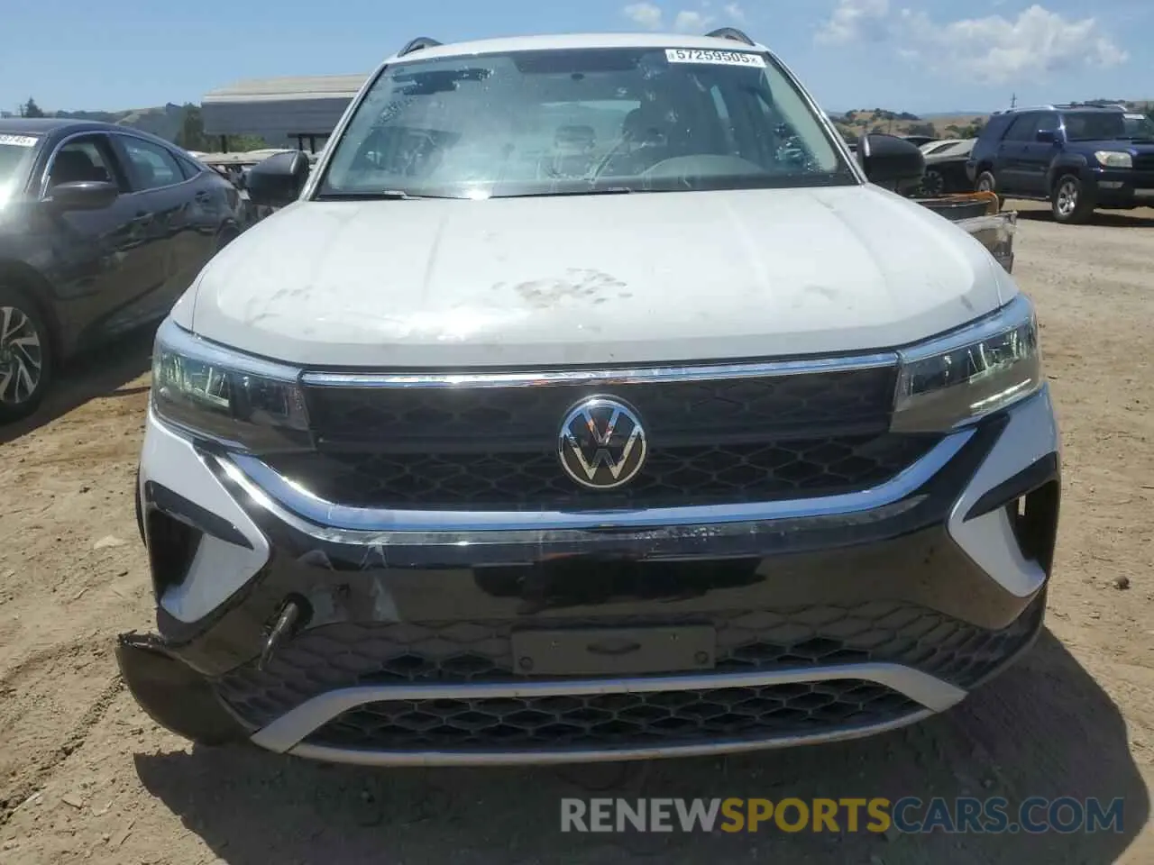 5 fotografías del automóvil dañado 3VVCX7B24NM022993 VOLKSWAGEN TAOS S 2022
