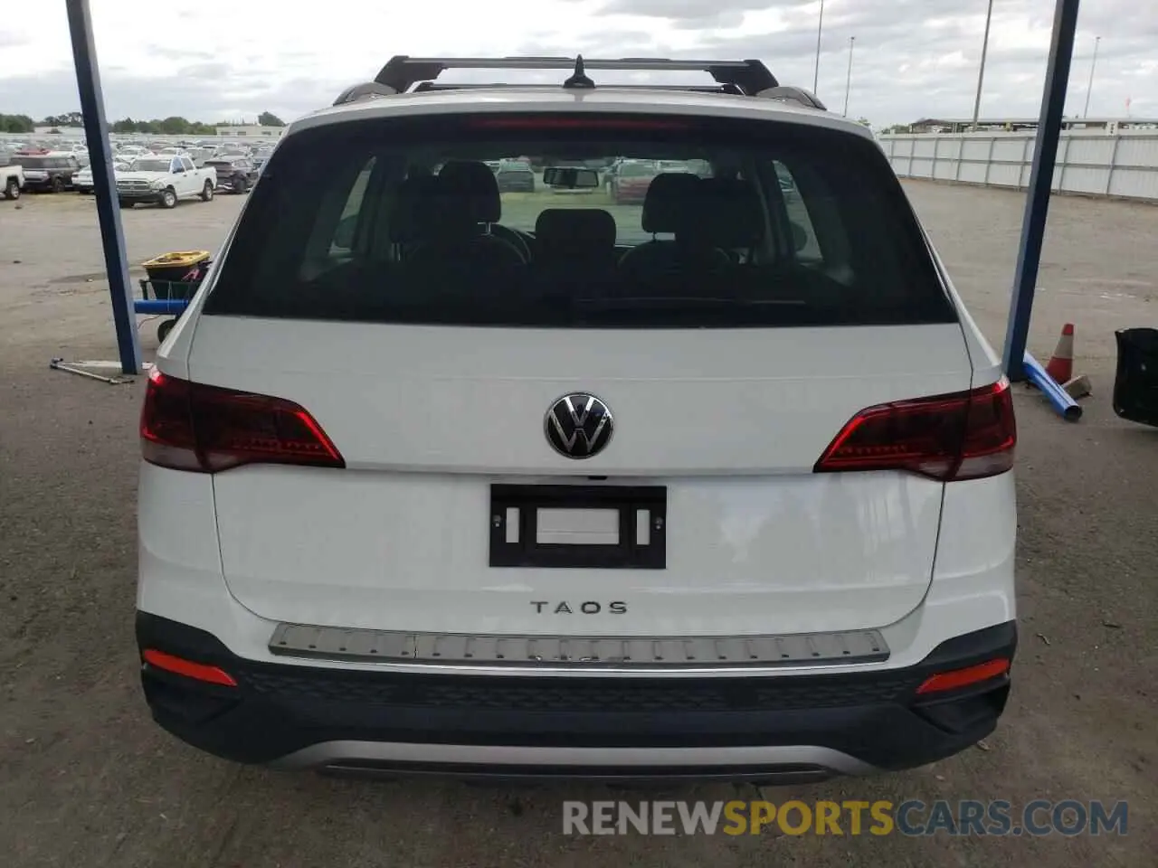 6 fotografías del automóvil dañado 3VVCX7B28NM066527 VOLKSWAGEN TAOS S 2022