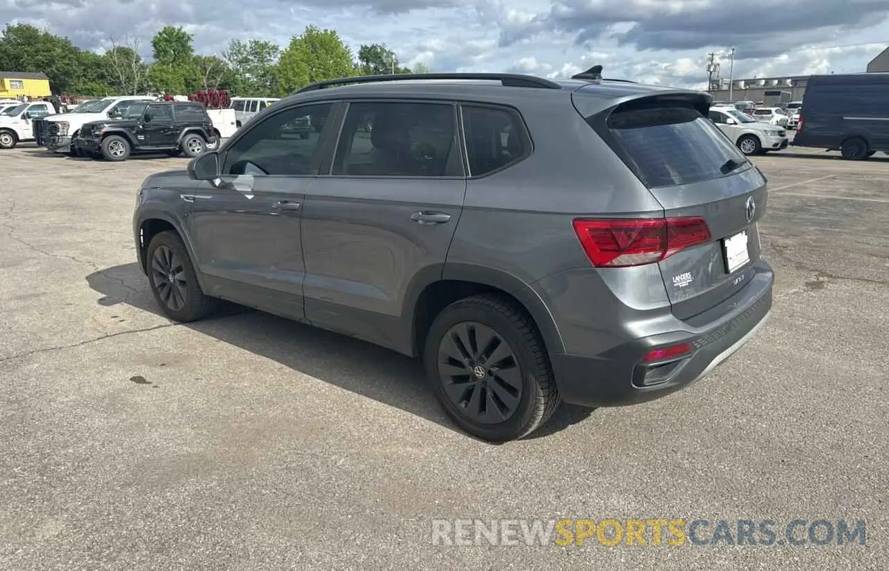 3 fotografías del automóvil dañado 3VVCX7B29NM017370 VOLKSWAGEN TAOS S 2022
