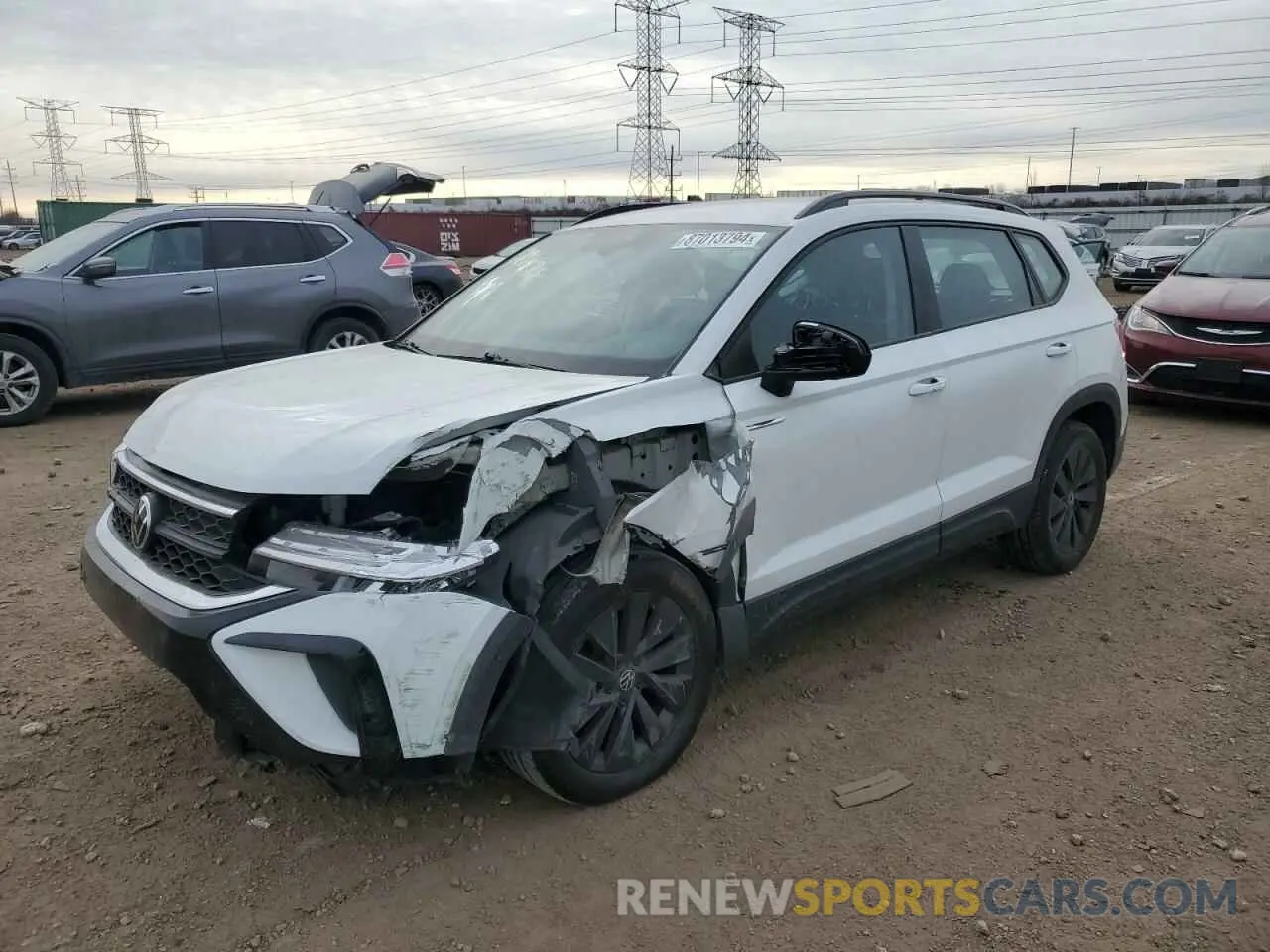 1 fotografías del automóvil dañado 3VVMX7B24NM060342 VOLKSWAGEN TAOS S 2022