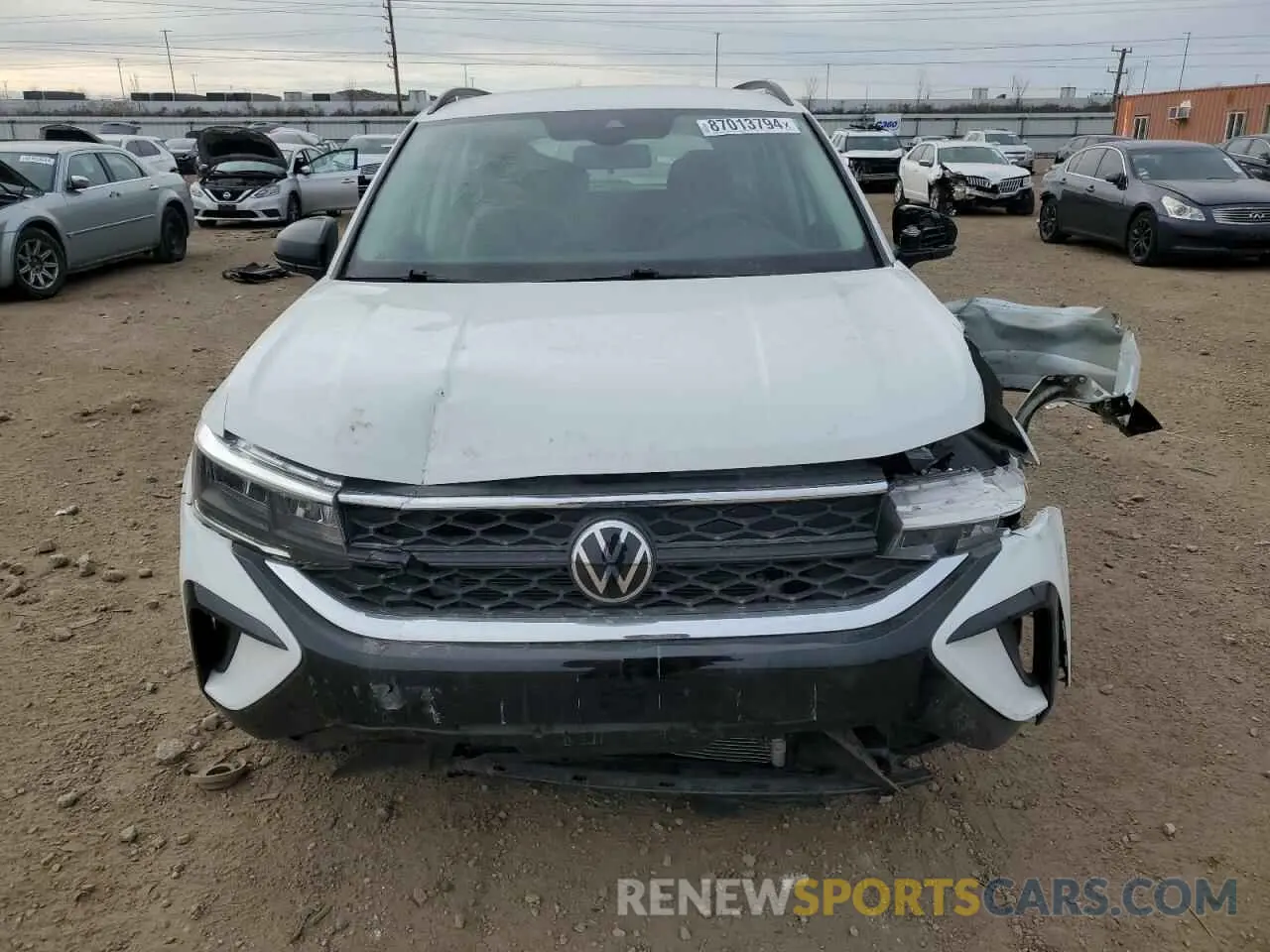 5 fotografías del automóvil dañado 3VVMX7B24NM060342 VOLKSWAGEN TAOS S 2022