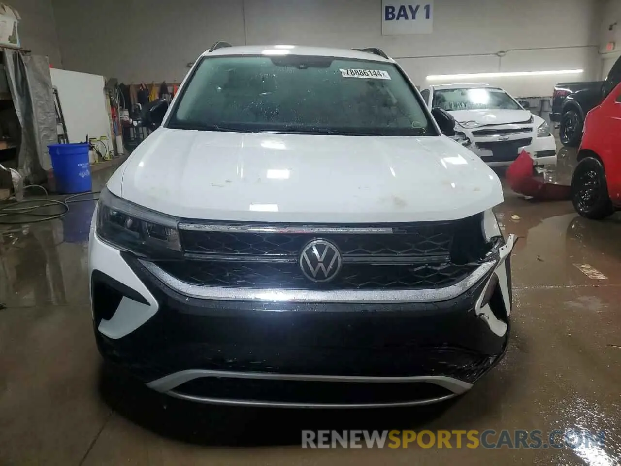 5 fotografías del automóvil dañado 3VVCX7B23PM331454 VOLKSWAGEN TAOS S 2023