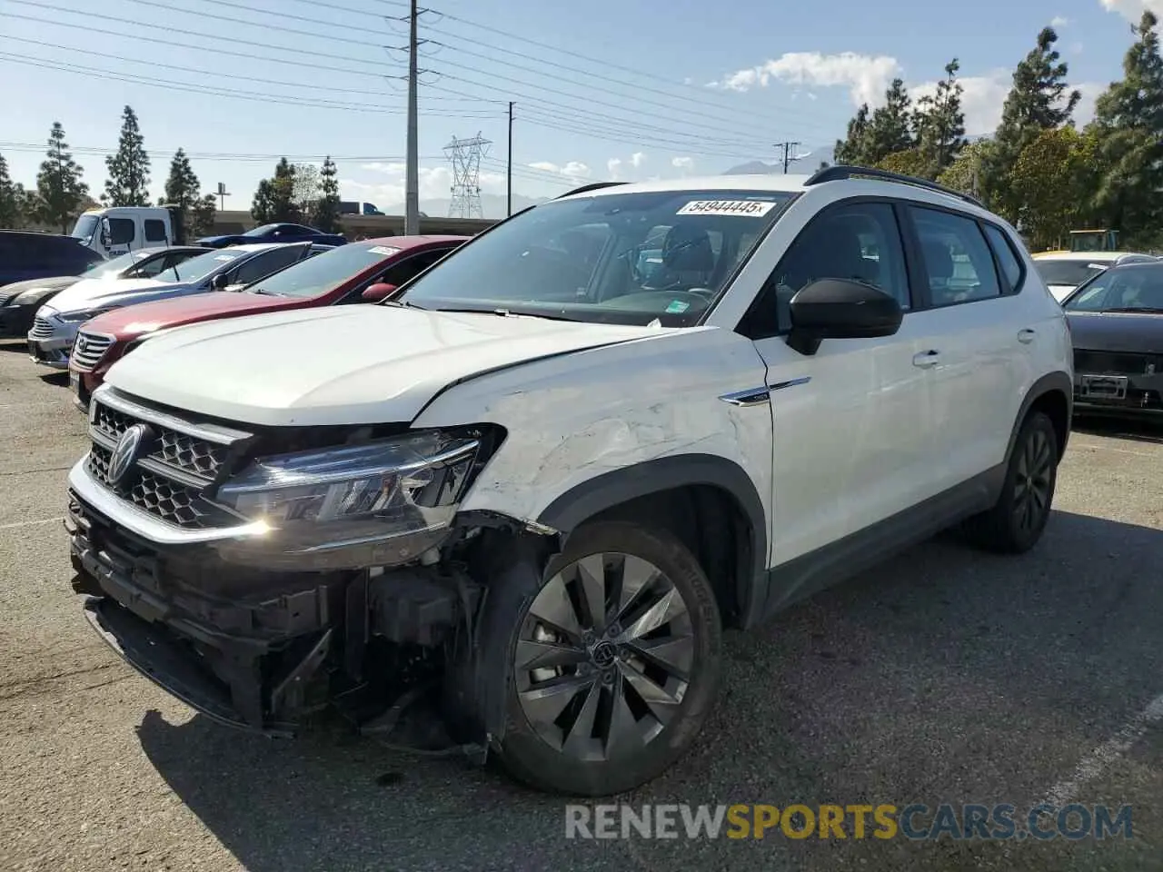 1 fotografías del automóvil dañado 3VVCX7B24PM307678 VOLKSWAGEN TAOS S 2023