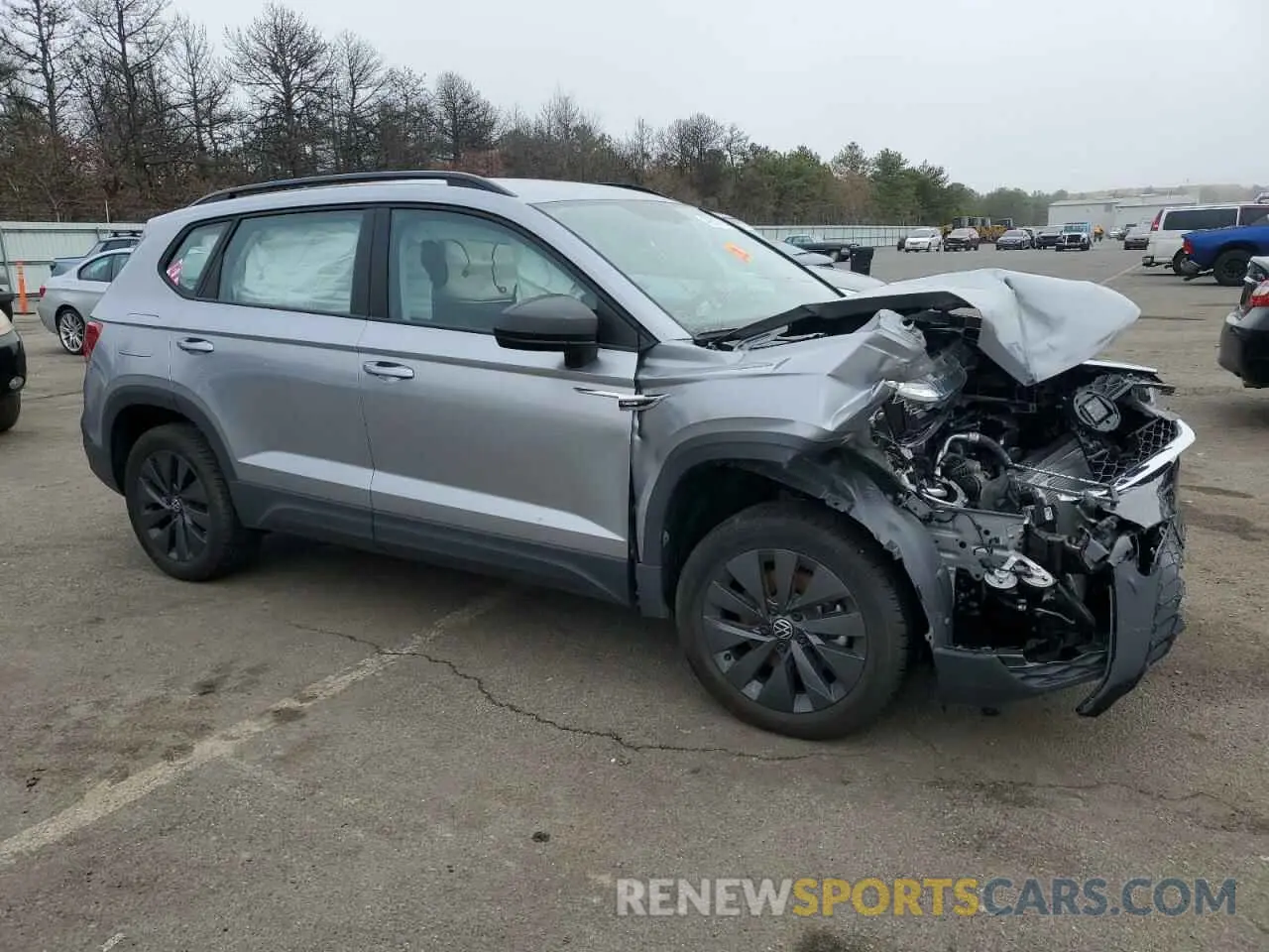 4 fotografías del automóvil dañado 3VVCX7B24PM378086 VOLKSWAGEN TAOS S 2023