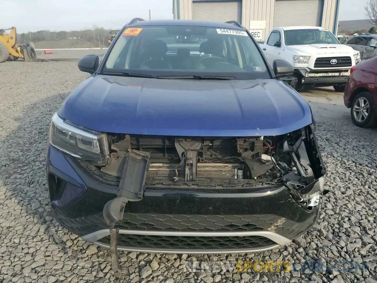 5 fotografías del automóvil dañado 3VVFX7B2XPM317564 VOLKSWAGEN TAOS S 2023