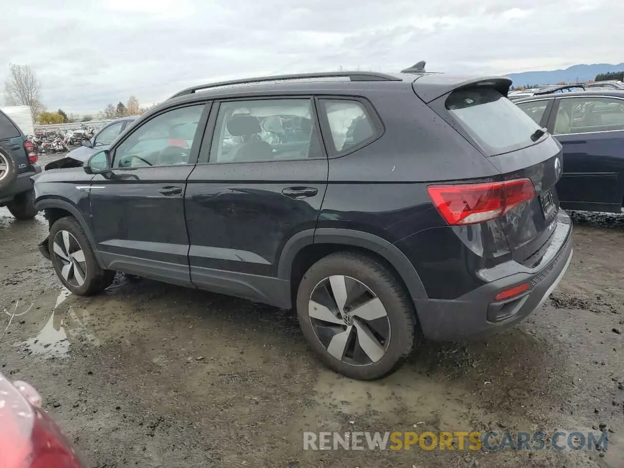 2 fotografías del automóvil dañado 3VVMX7B21PM380401 VOLKSWAGEN TAOS S 2023