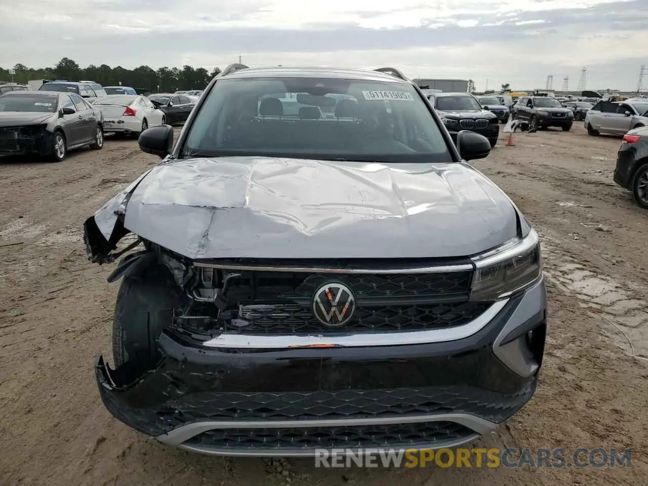 5 fotografías del automóvil dañado 3VV5X7B20RM104508 VOLKSWAGEN TAOS S 2024