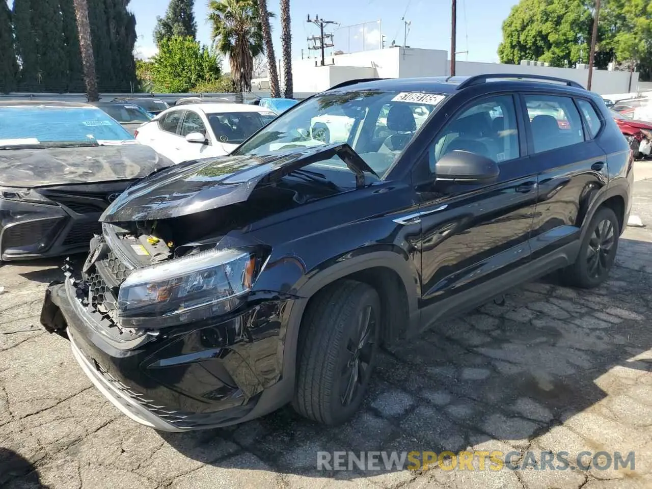 1 fotografías del automóvil dañado 3VV5X7B21RM058557 VOLKSWAGEN TAOS S 2024