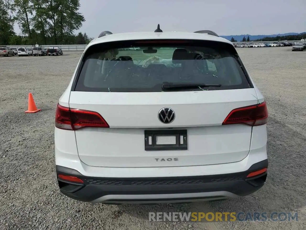 6 fotografías del automóvil dañado 3VV5X7B2XRM057665 VOLKSWAGEN TAOS S 2024