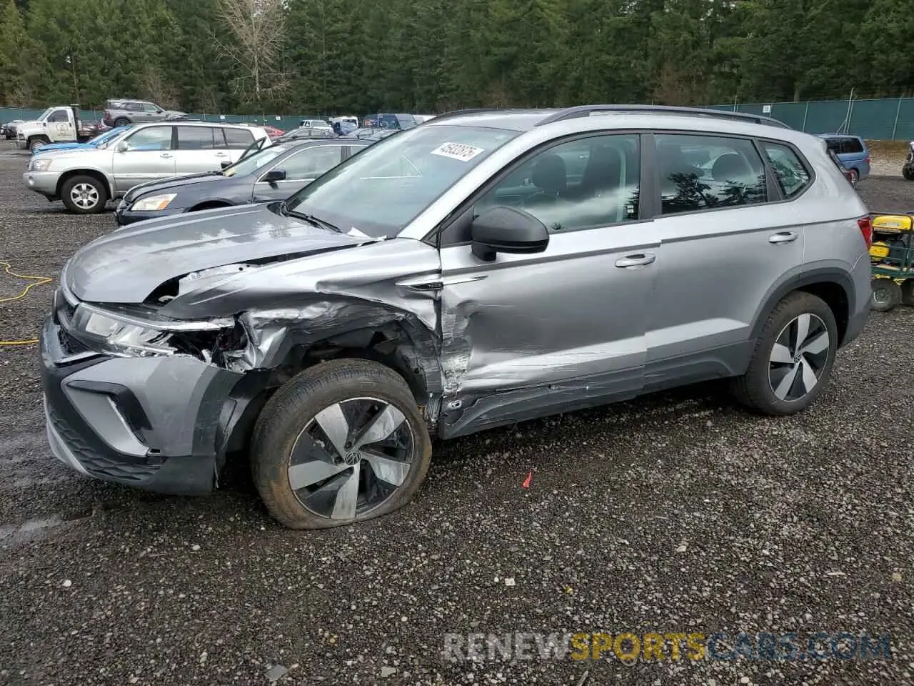 1 fotografías del automóvil dañado 3VV8X7B2XRM046002 VOLKSWAGEN TAOS S 2024
