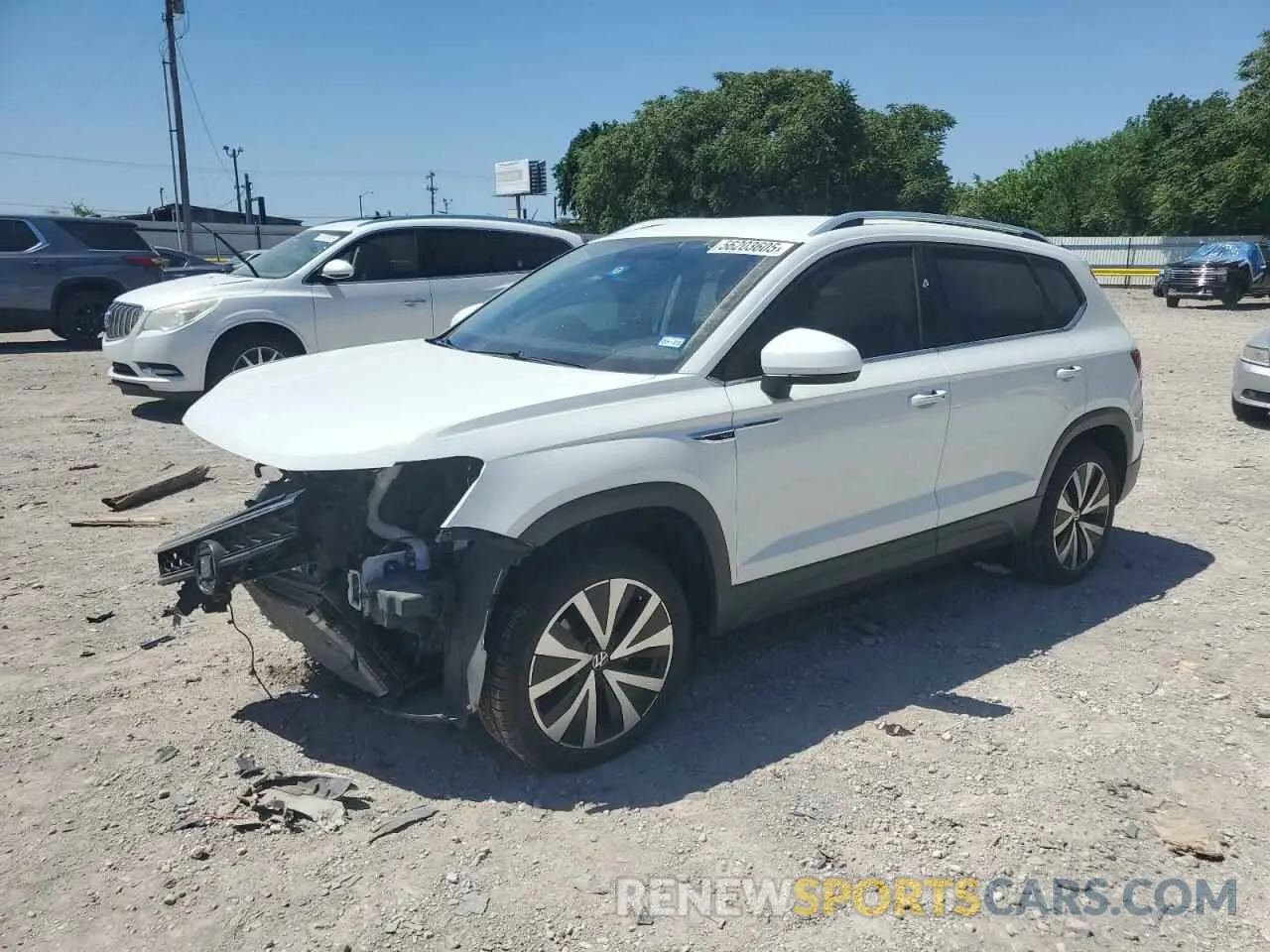 1 fotografías del automóvil dañado 3VVRX7B28NM063198 VOLKSWAGEN TAOS SE 2022
