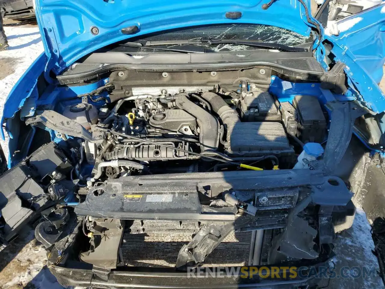 12 fotografías del automóvil dañado 3VVSX7B24NM060476 VOLKSWAGEN TAOS SE 2022