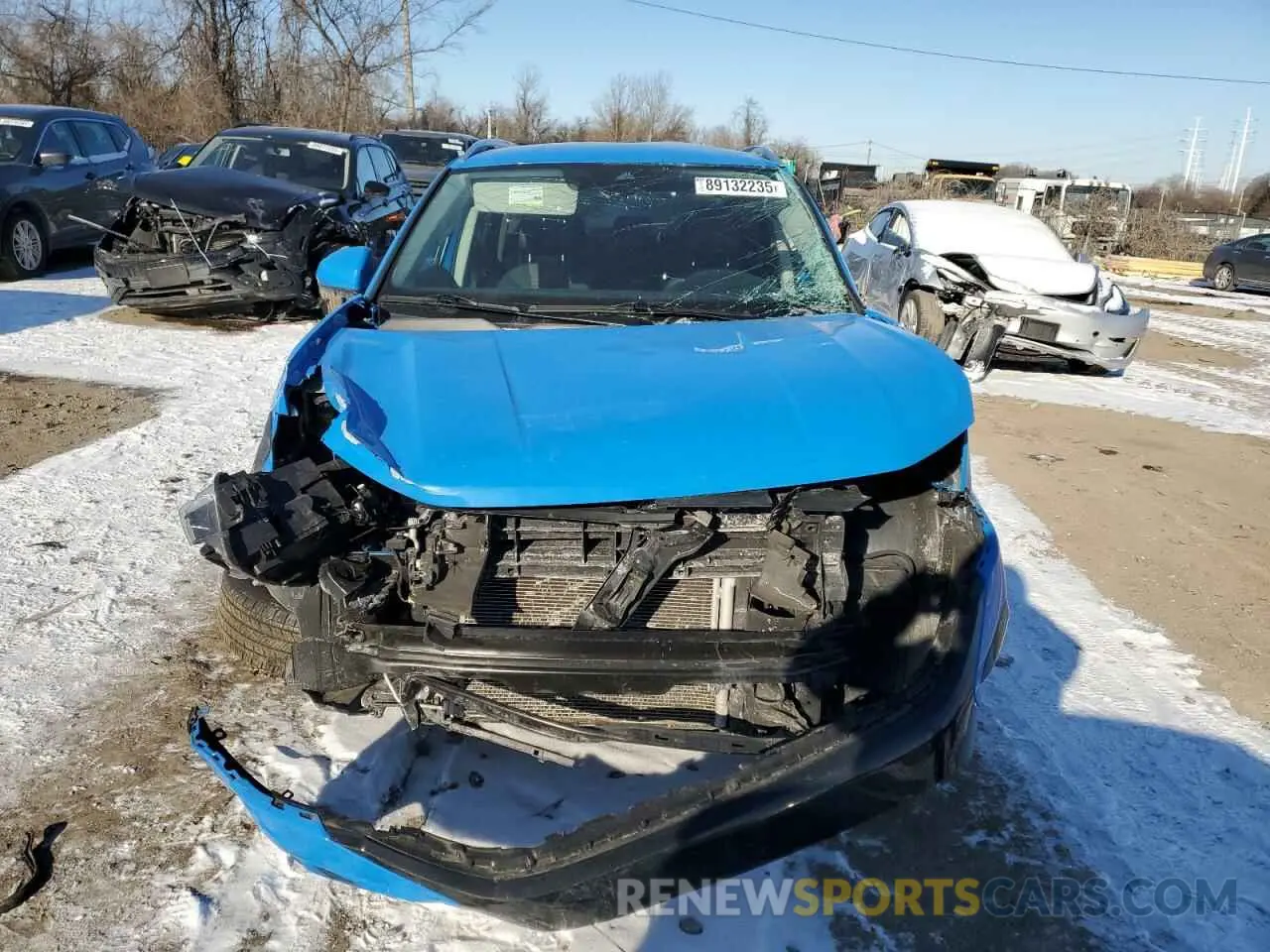 5 fotografías del automóvil dañado 3VVSX7B24NM060476 VOLKSWAGEN TAOS SE 2022