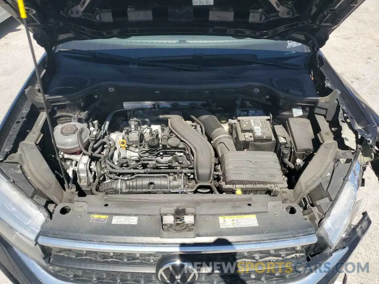 12 fotografías del automóvil dañado 3VVSX7B27NM083914 VOLKSWAGEN TAOS SE 2022