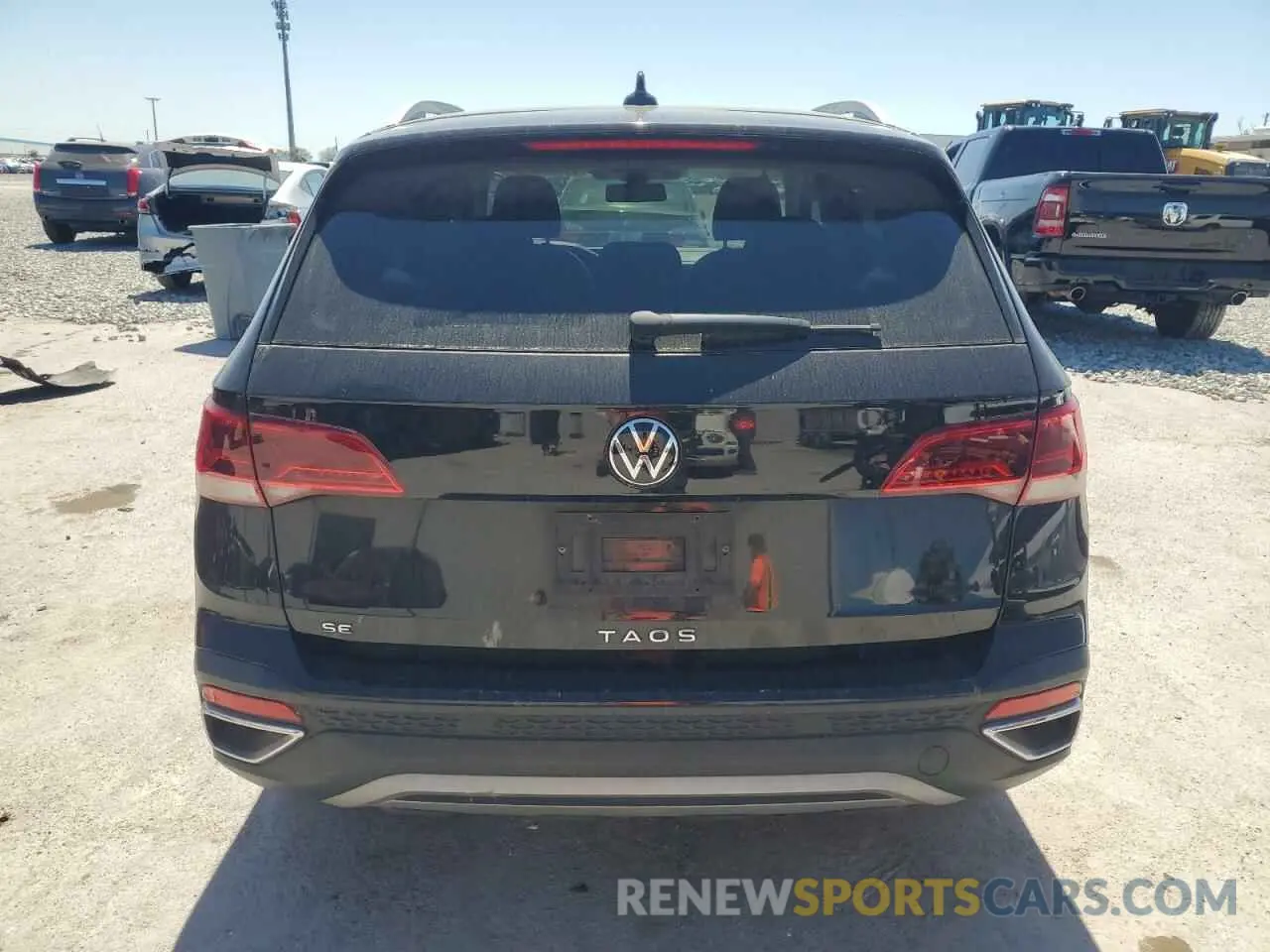 6 fotografías del automóvil dañado 3VVSX7B27NM083914 VOLKSWAGEN TAOS SE 2022