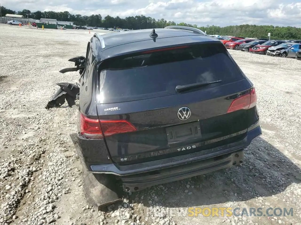 6 fotografías del automóvil dañado 3VVSX7B29NM097586 VOLKSWAGEN TAOS SE 2022