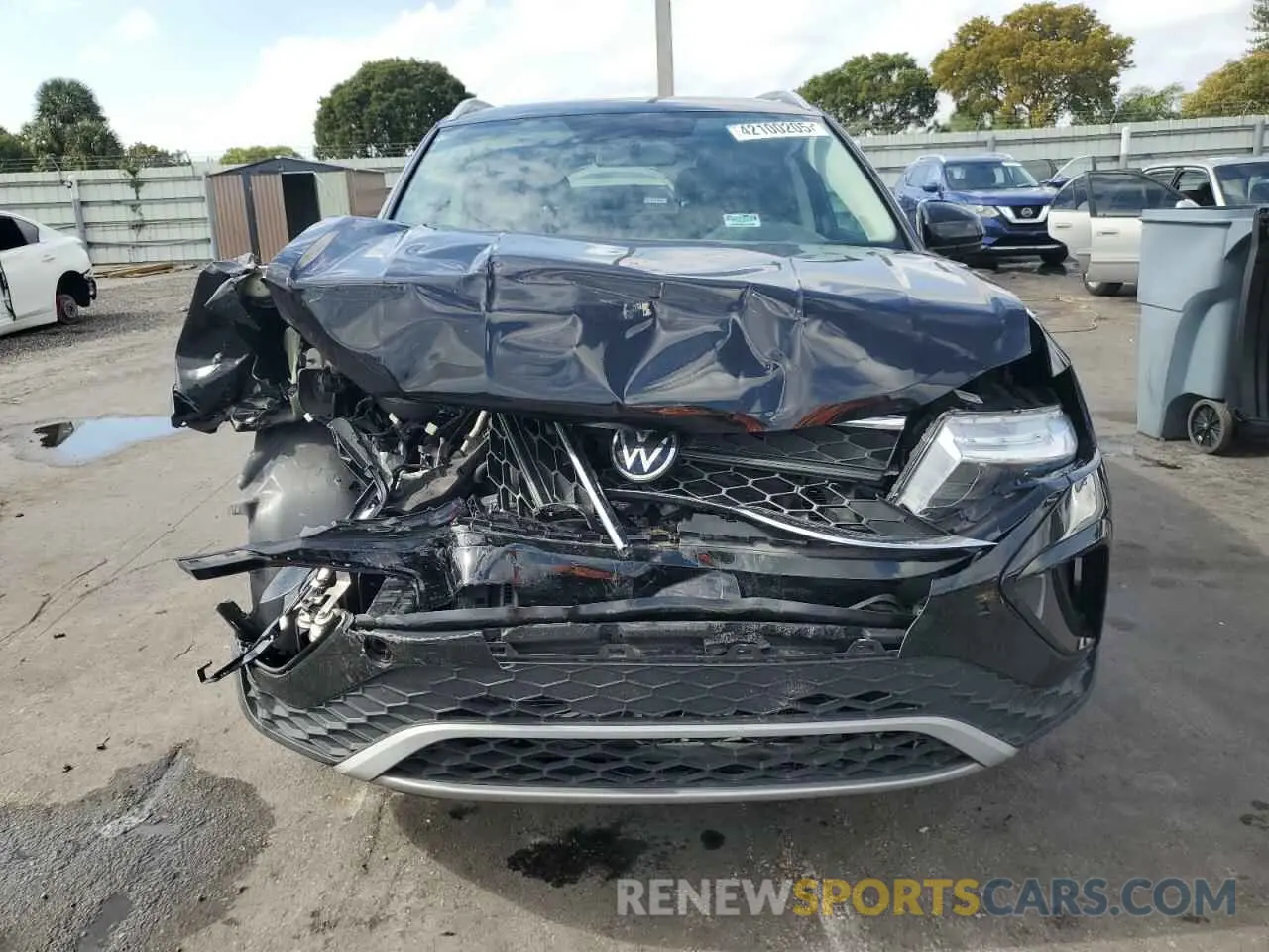 5 fotografías del automóvil dañado 3VVTX7B21NM059631 VOLKSWAGEN TAOS SE 2022