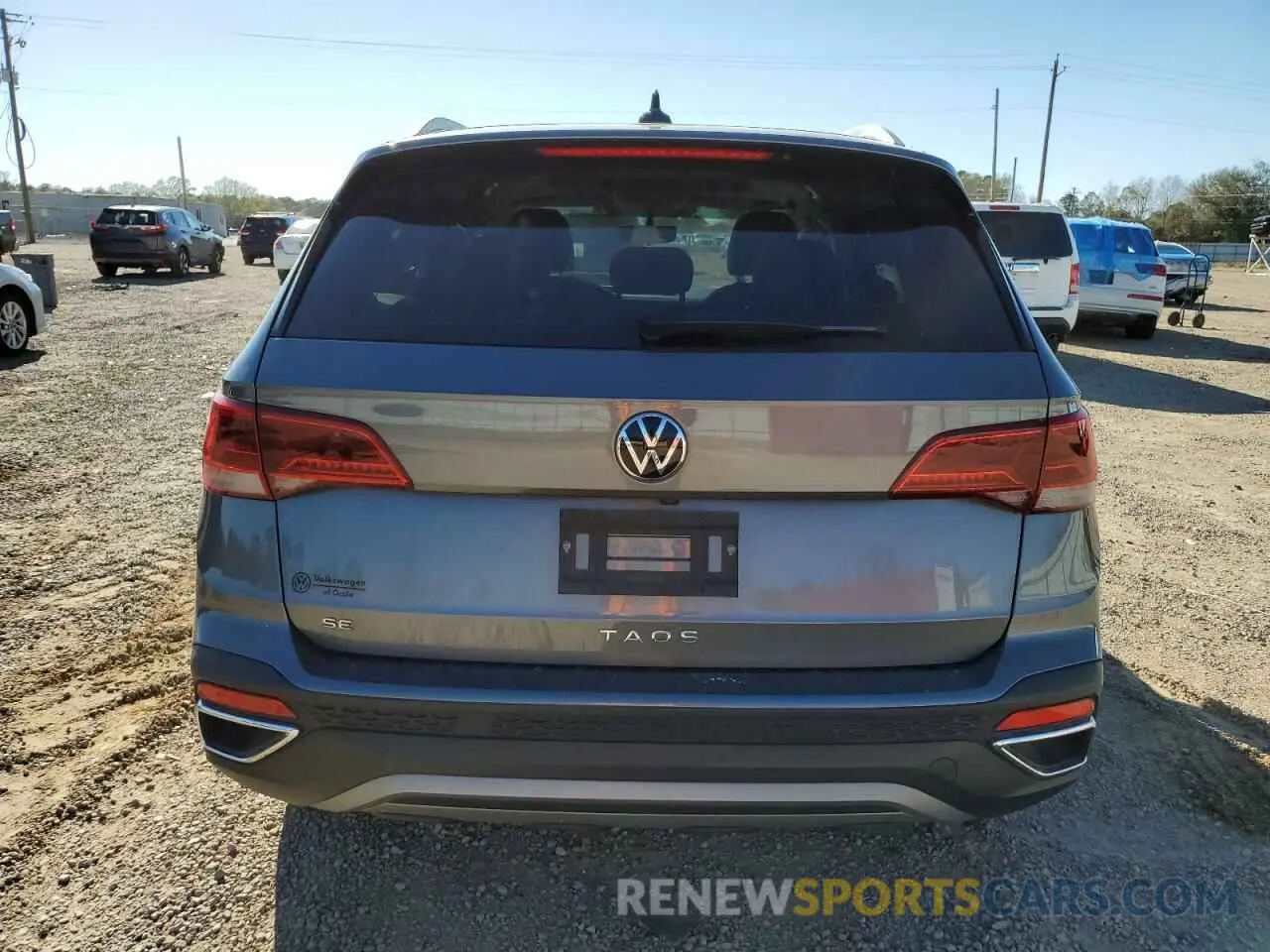 6 fotografías del automóvil dañado 3VVTX7B25NM008746 VOLKSWAGEN TAOS SE 2022