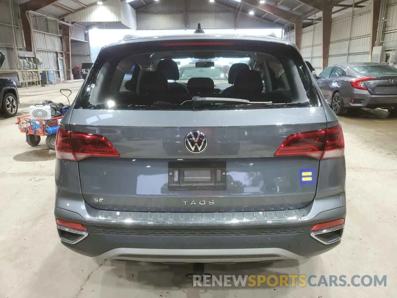 6 fotografías del automóvil dañado 3VVTX7B25NM050964 VOLKSWAGEN TAOS SE 2022