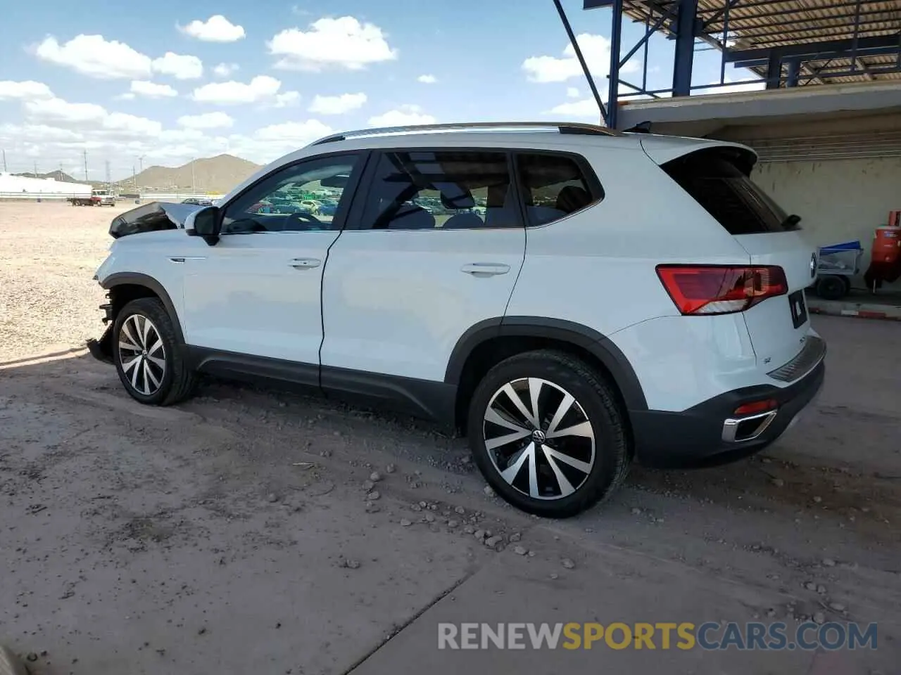 2 fotografías del automóvil dañado 3VVWX7B22NM046237 VOLKSWAGEN TAOS SE 2022