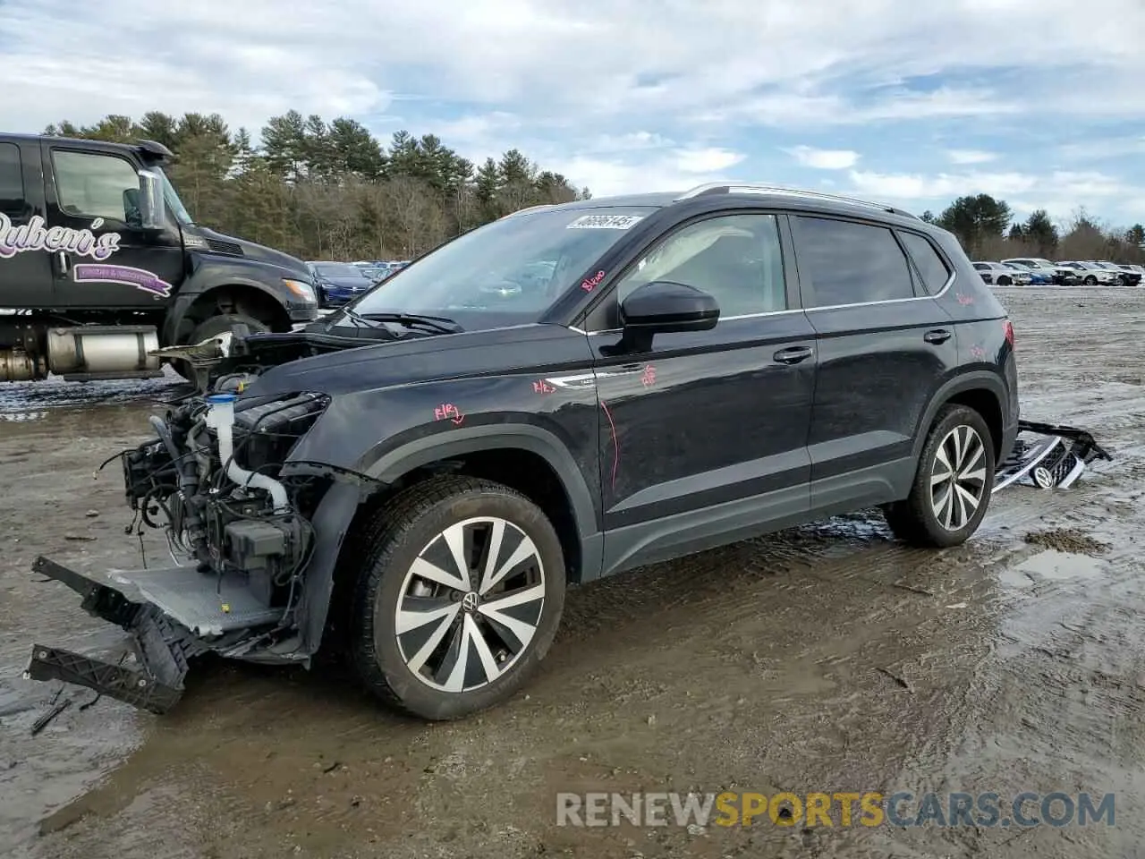 1 fotografías del automóvil dañado 3VVYX7B20NM047900 VOLKSWAGEN TAOS SE 2022