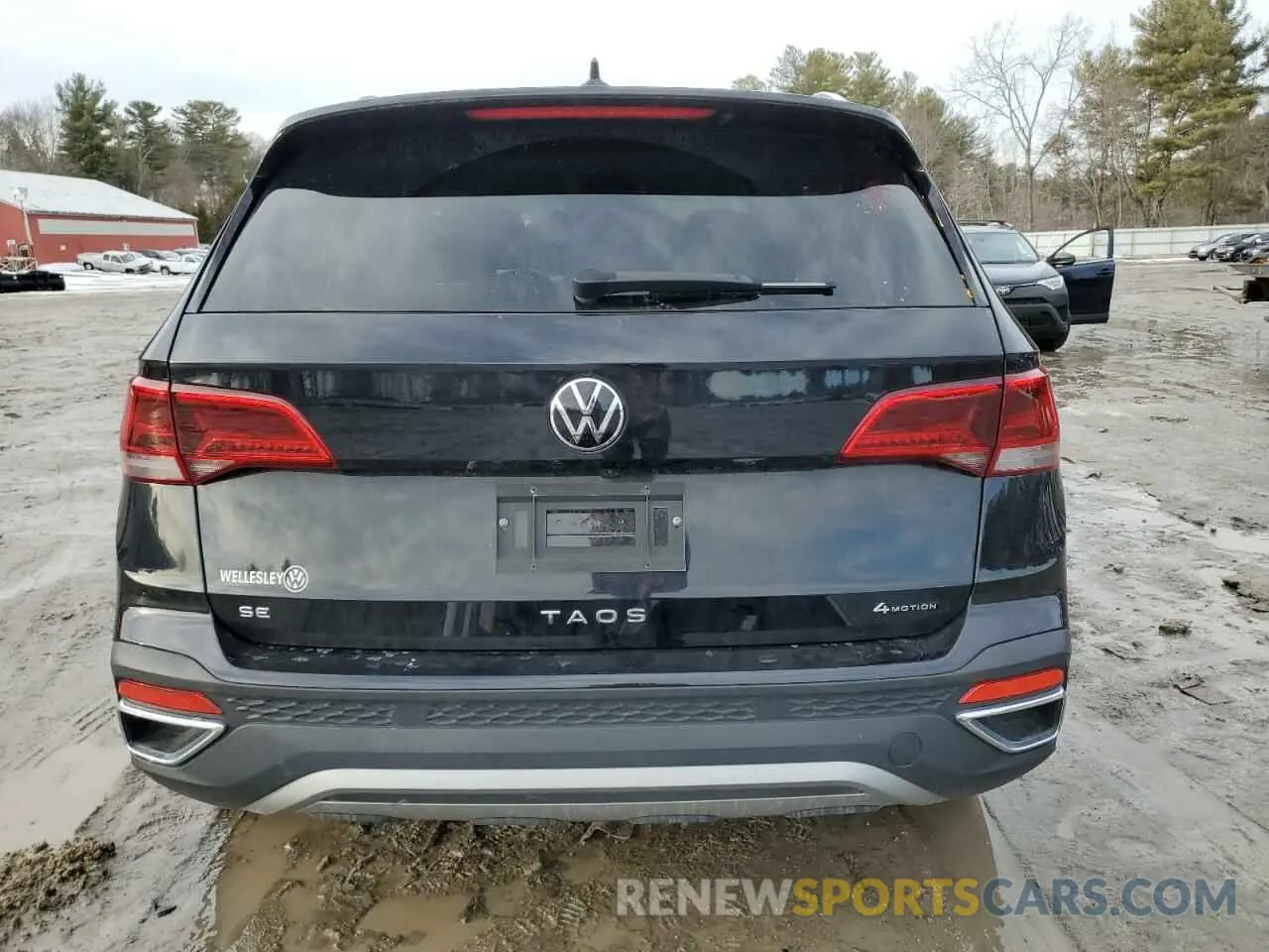 6 fotografías del automóvil dañado 3VVYX7B20NM047900 VOLKSWAGEN TAOS SE 2022