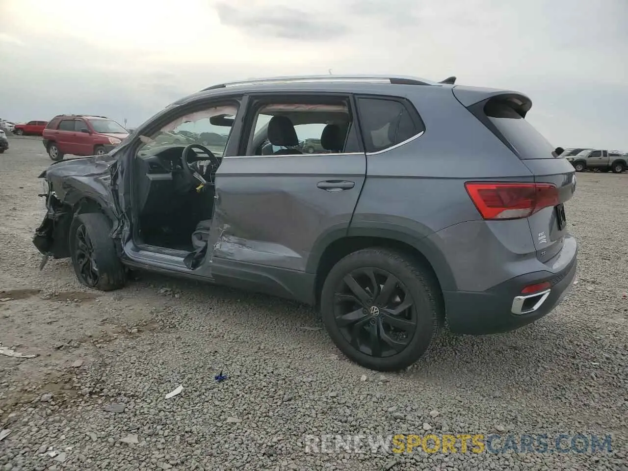 2 fotografías del automóvil dañado 3VVYX7B23NM060866 VOLKSWAGEN TAOS SE 2022