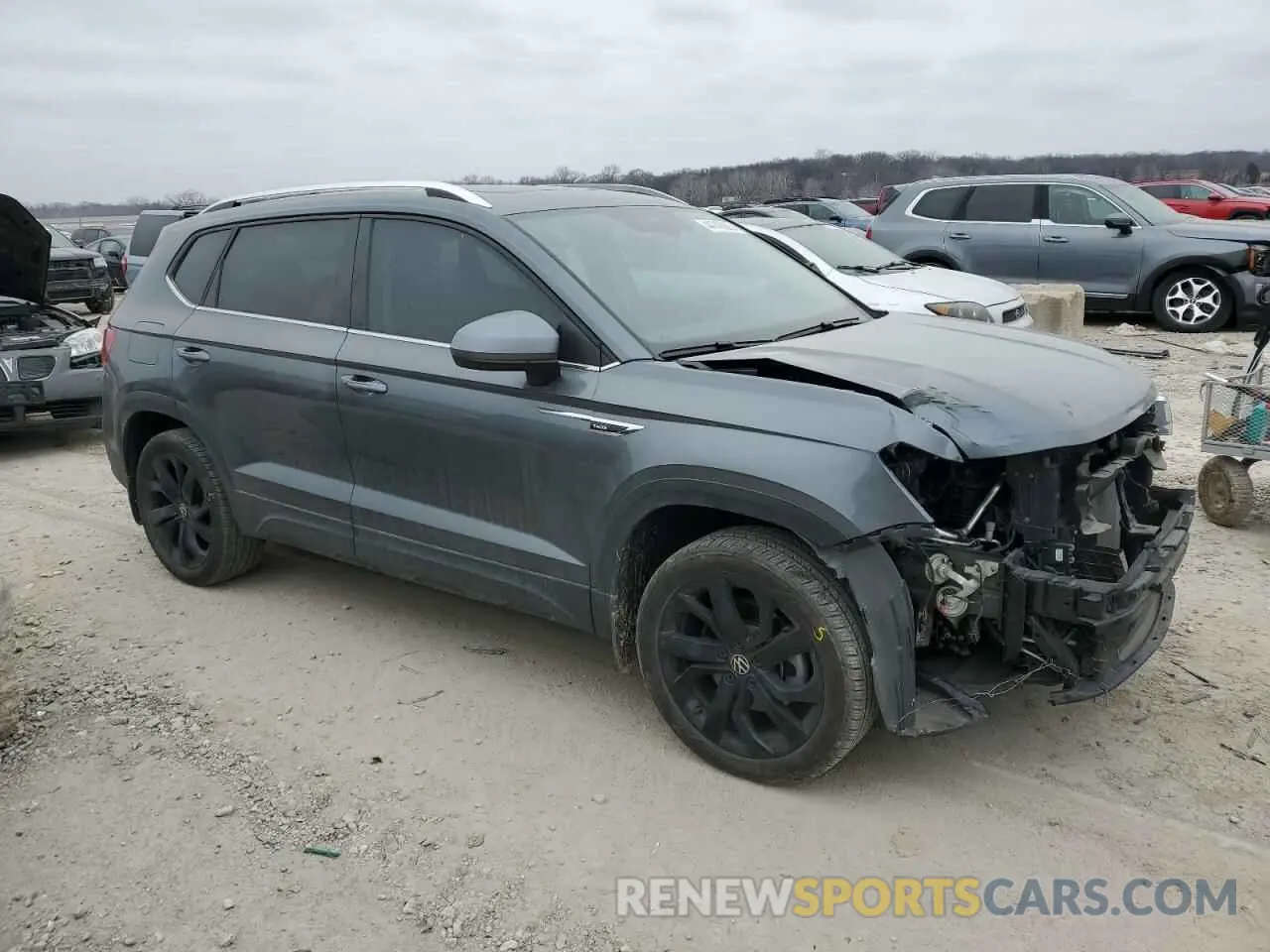 4 fotografías del automóvil dañado 3VVEX7B21PM318338 VOLKSWAGEN TAOS SE 2023