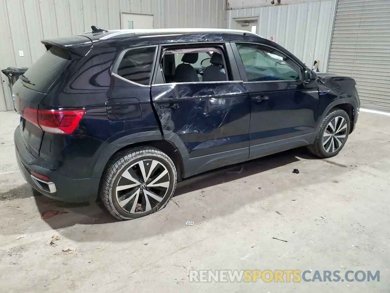 3 fotografías del automóvil dañado 3VVEX7B26PM305875 VOLKSWAGEN TAOS SE 2023