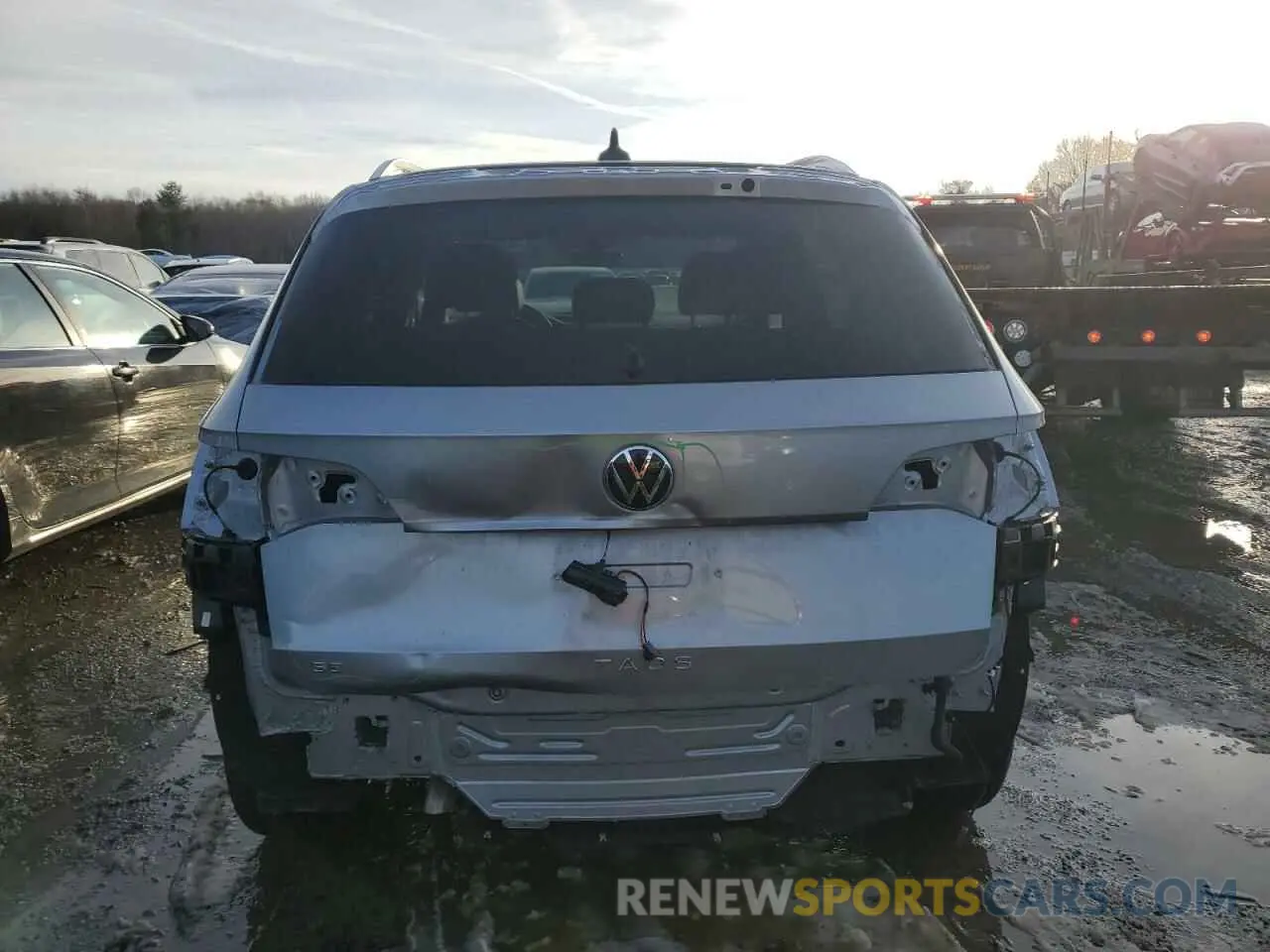 6 fotografías del automóvil dañado 3VVEX7B2XPM349443 VOLKSWAGEN TAOS SE 2023