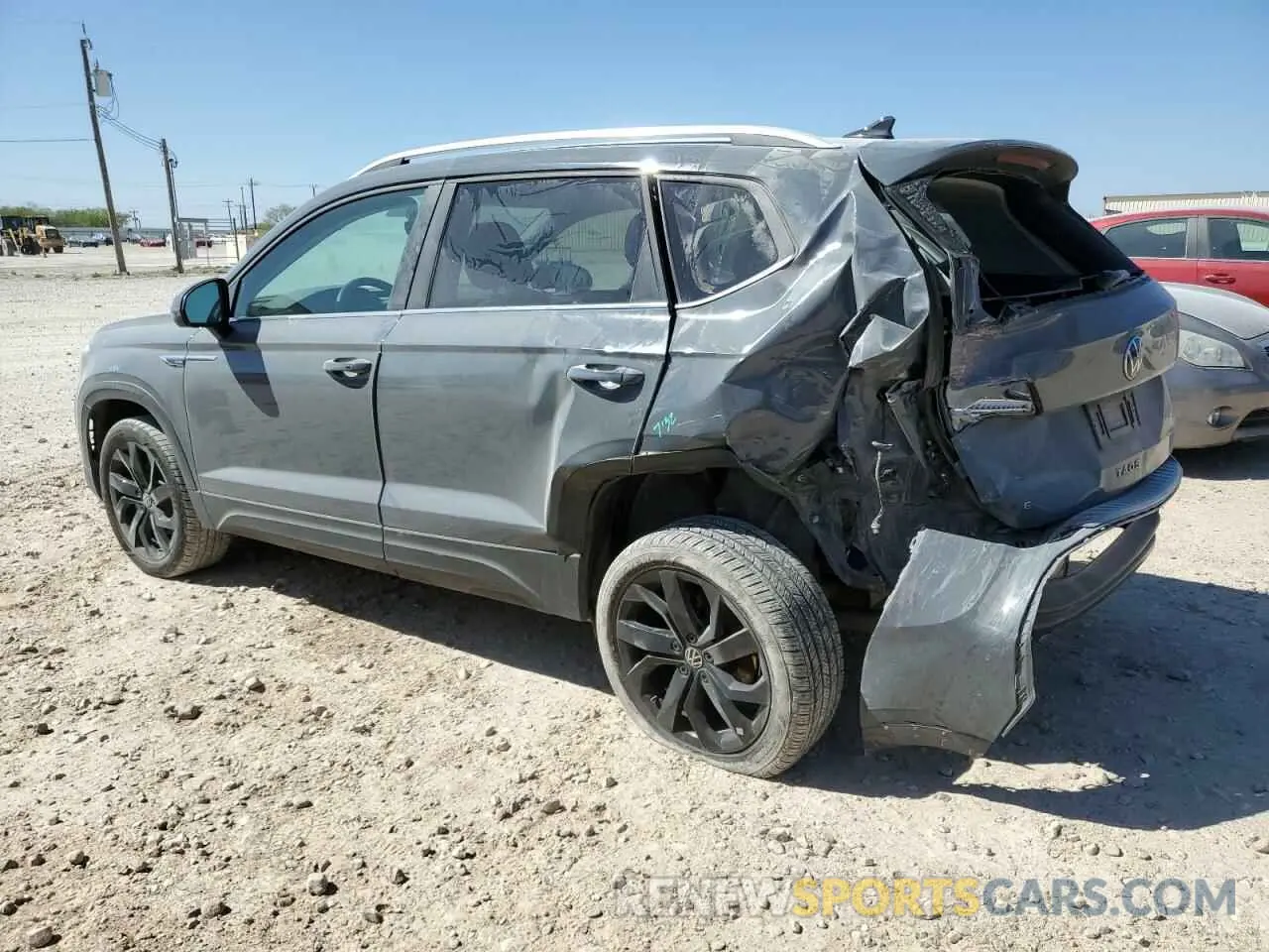 2 fotografías del automóvil dañado 3VVSX7B24PM344659 VOLKSWAGEN TAOS SE 2023