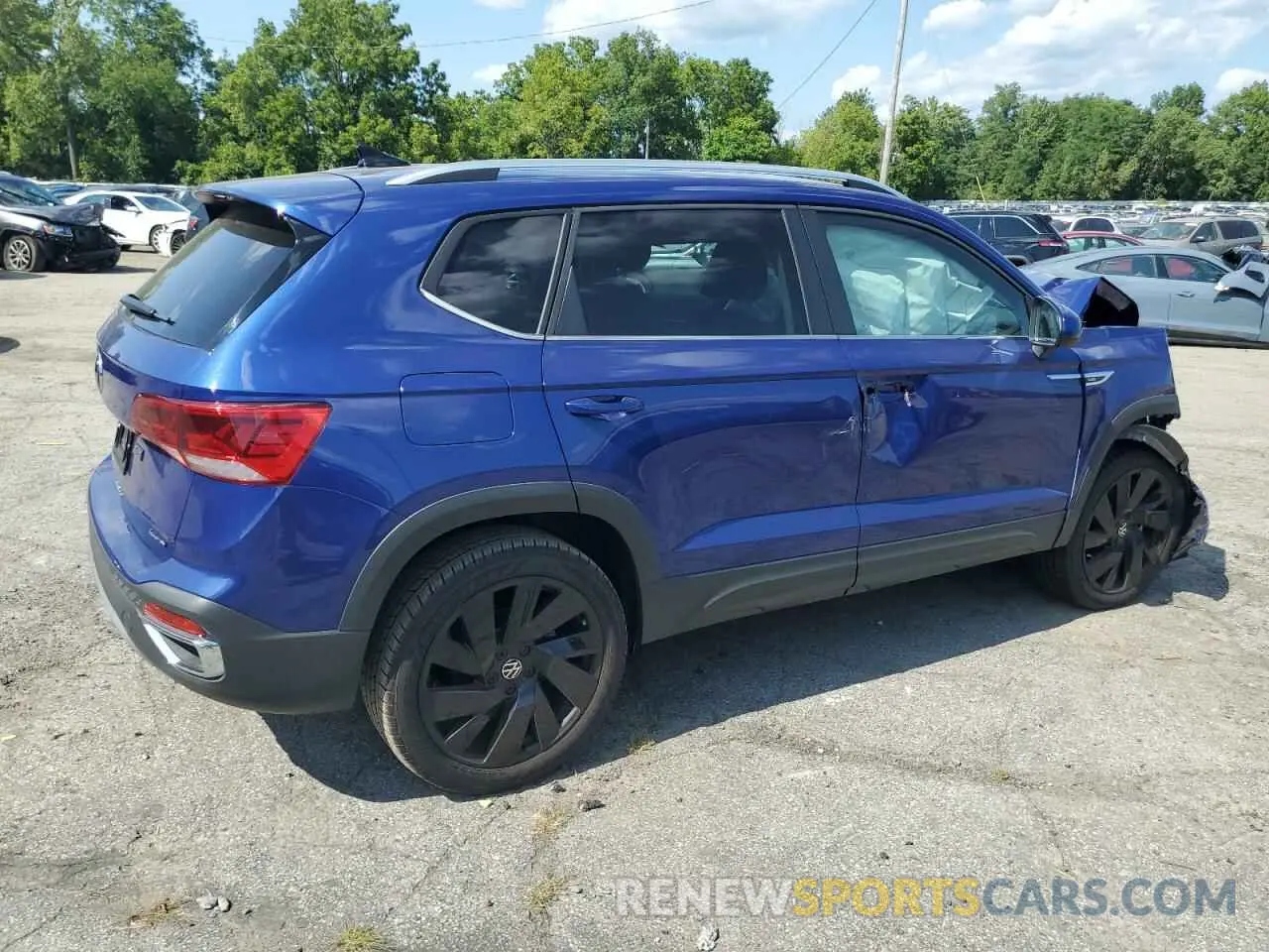 3 fotografías del automóvil dañado 3VVUX7B24RM068270 VOLKSWAGEN TAOS SE 2024