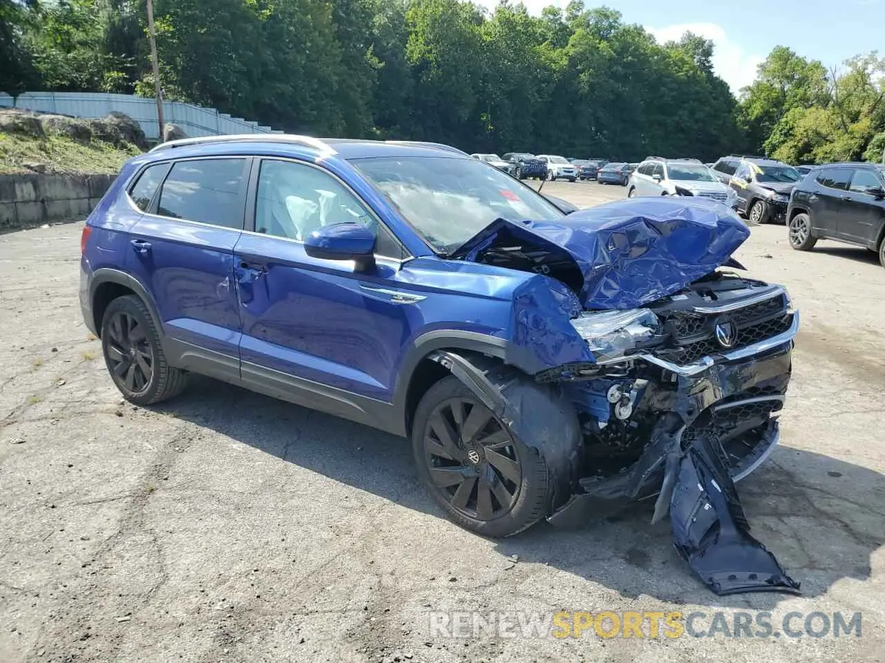 4 fotografías del automóvil dañado 3VVUX7B24RM068270 VOLKSWAGEN TAOS SE 2024
