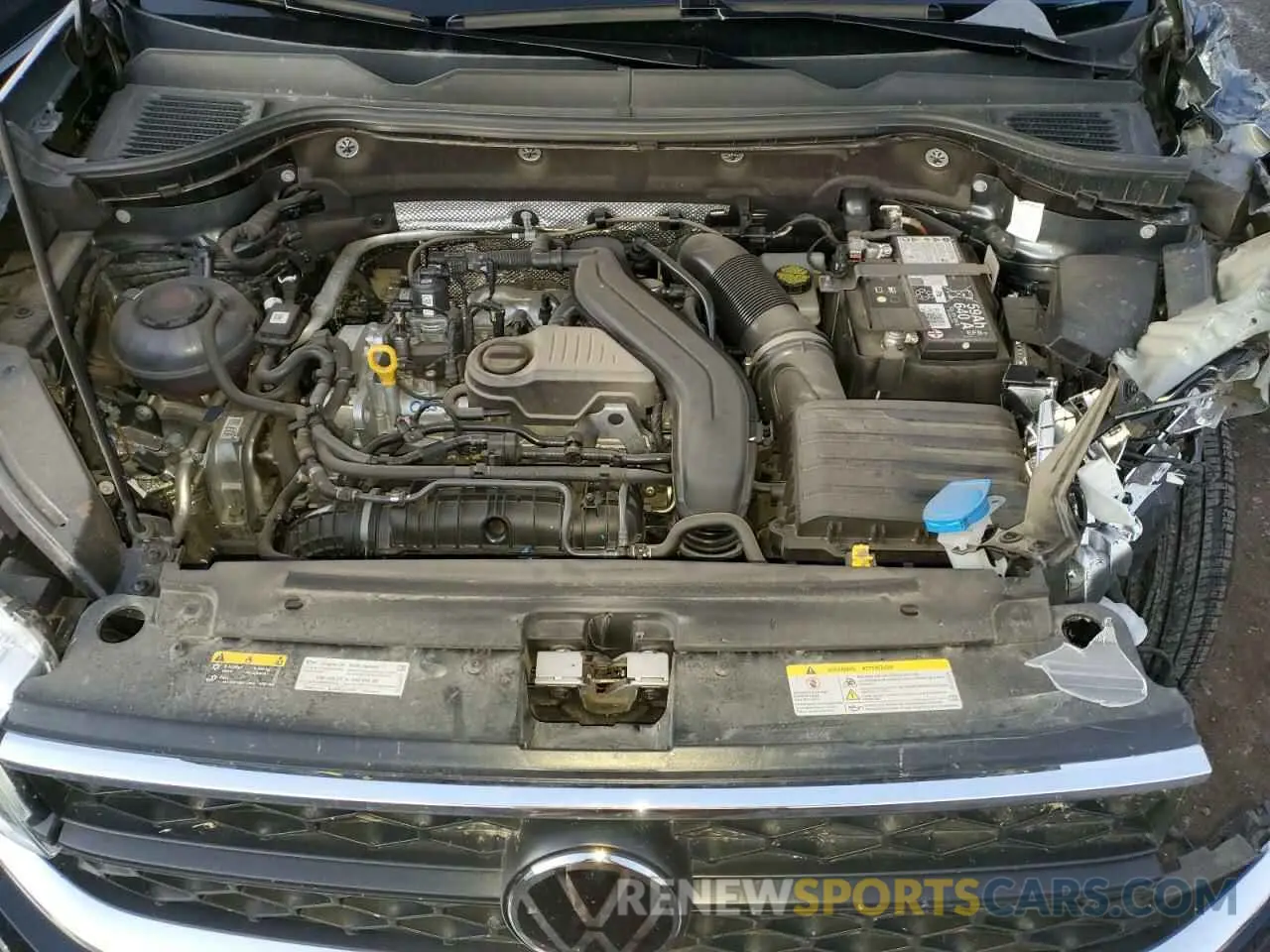 12 fotografías del automóvil dañado 3VVUX7B28RM058633 VOLKSWAGEN TAOS SE 2024