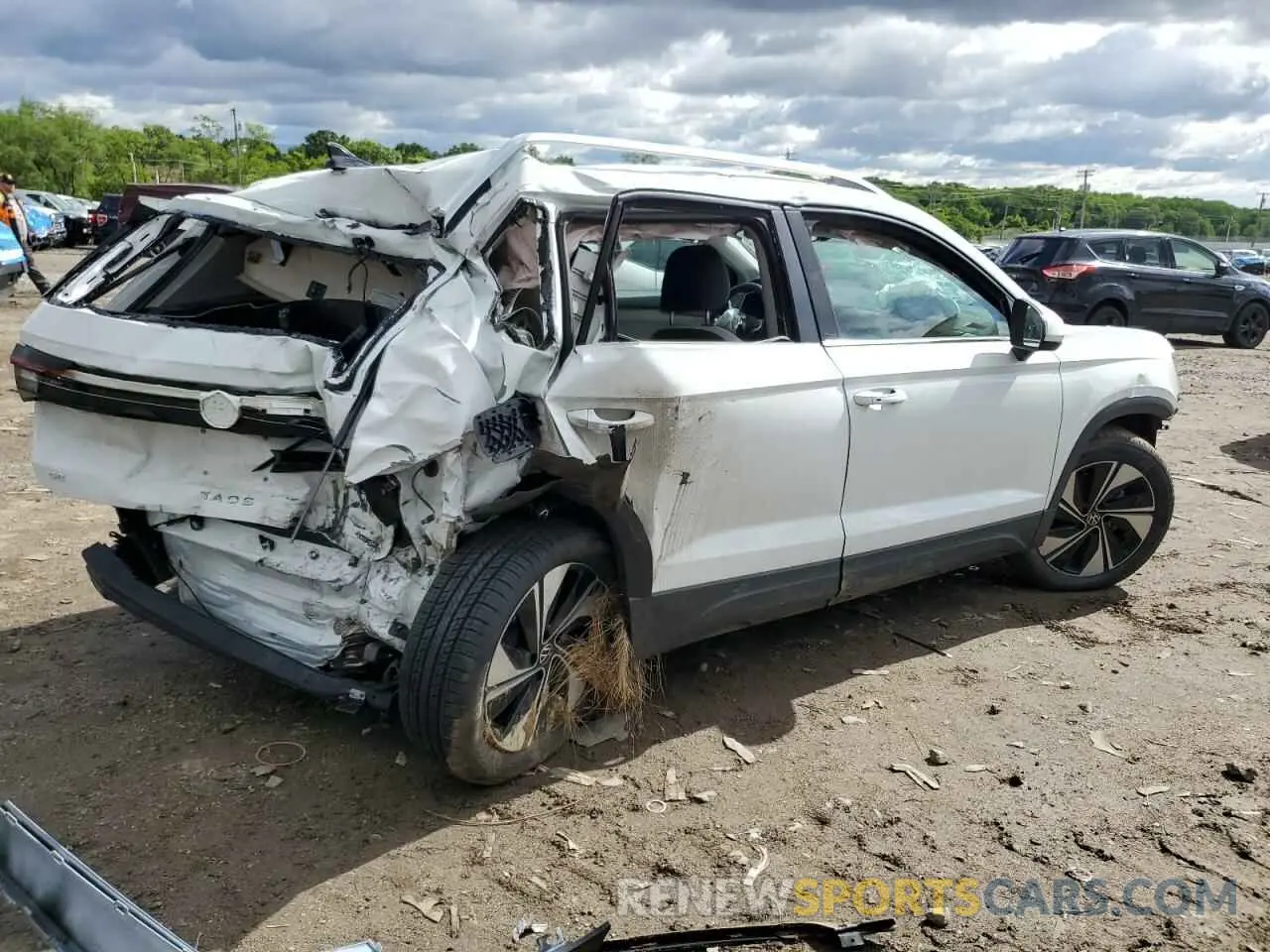 3 fotografías del automóvil dañado 3VVUC7B21SM031453 VOLKSWAGEN TAOS SE 2025