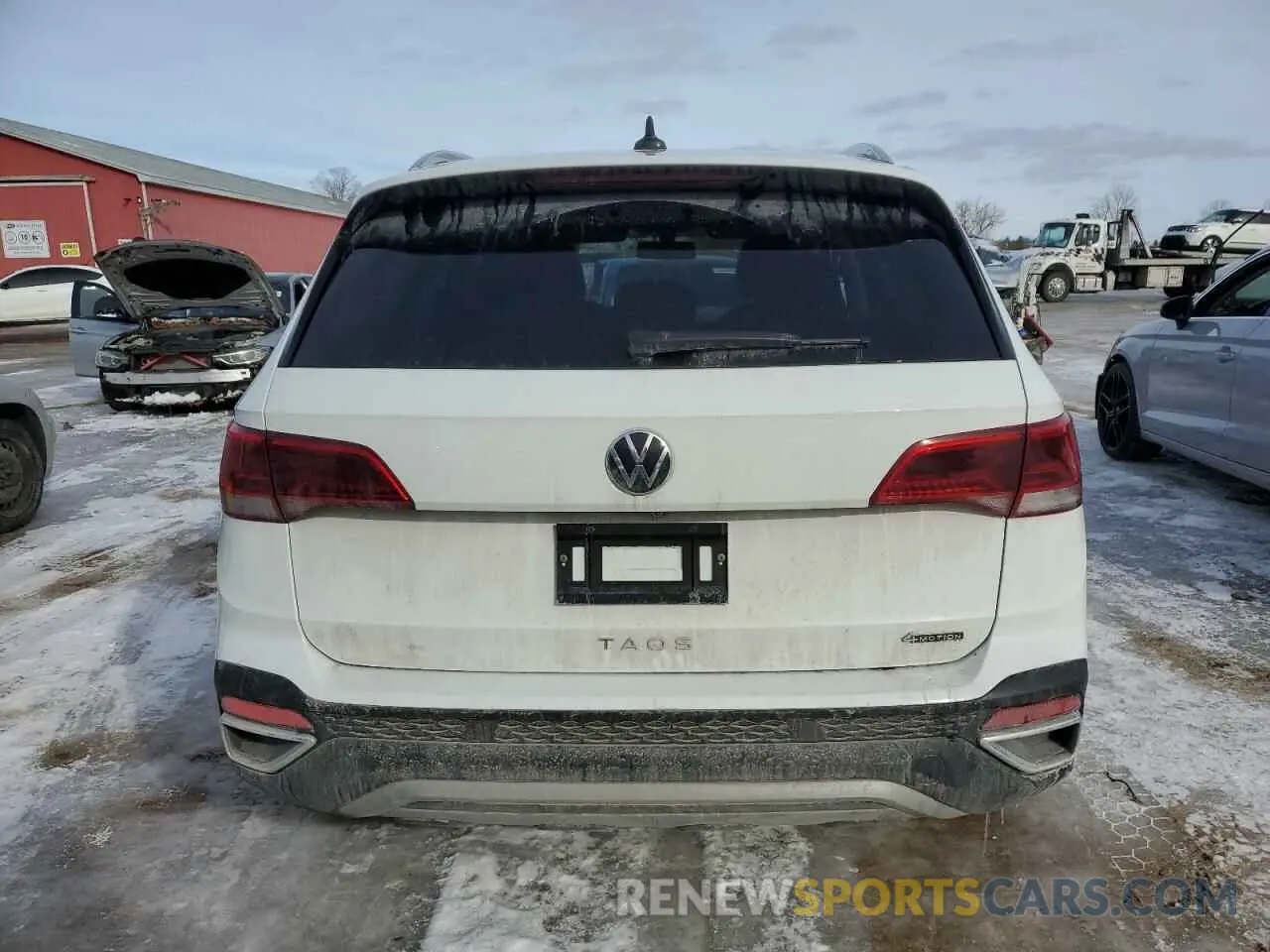 6 fotografías del automóvil dañado 3VVLX7B23NM017235 VOLKSWAGEN TAOS SE IQ 2022