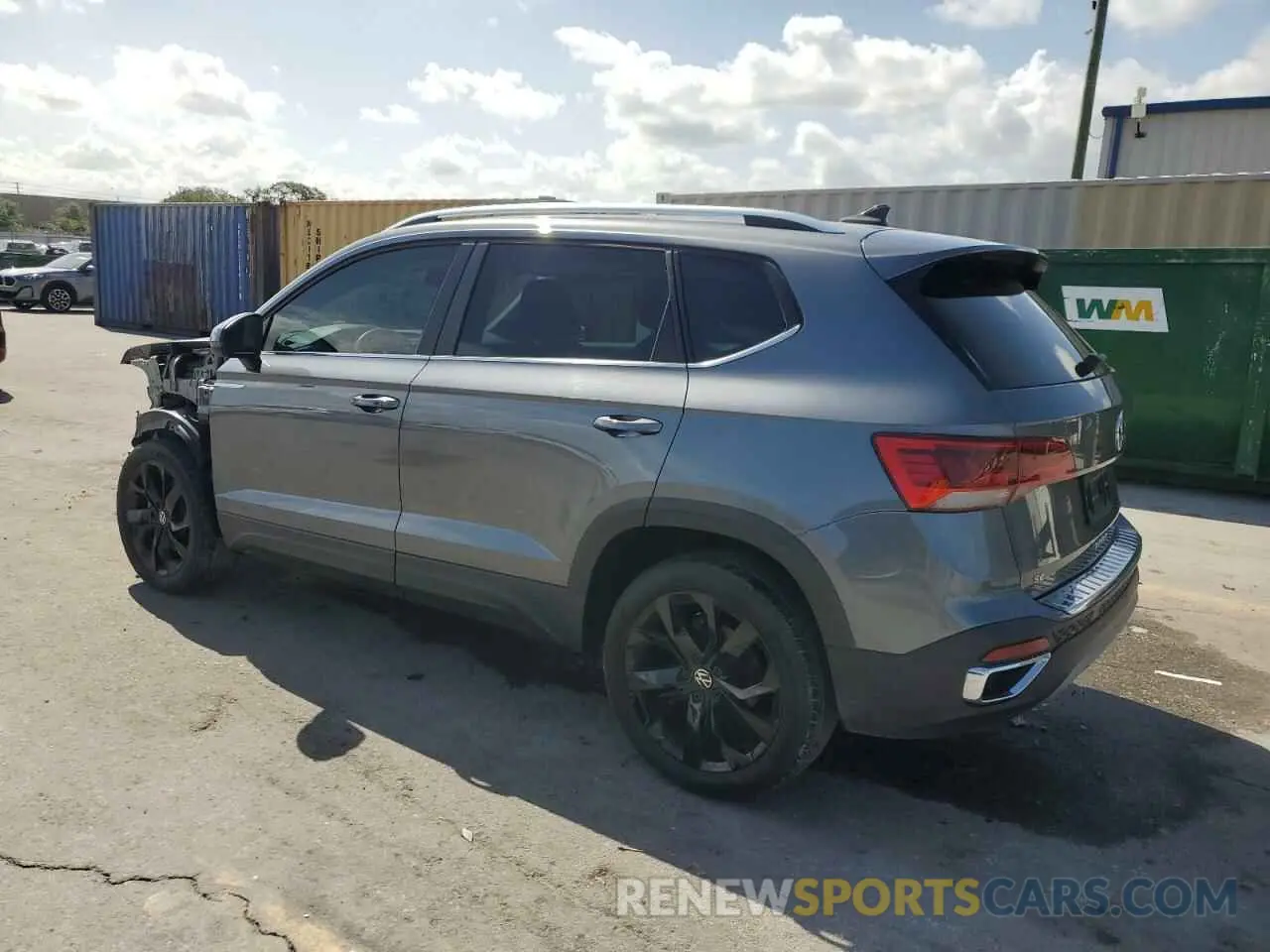 2 fotografías del automóvil dañado 3VVLX7B23NM018160 VOLKSWAGEN TAOS SE IQ 2022