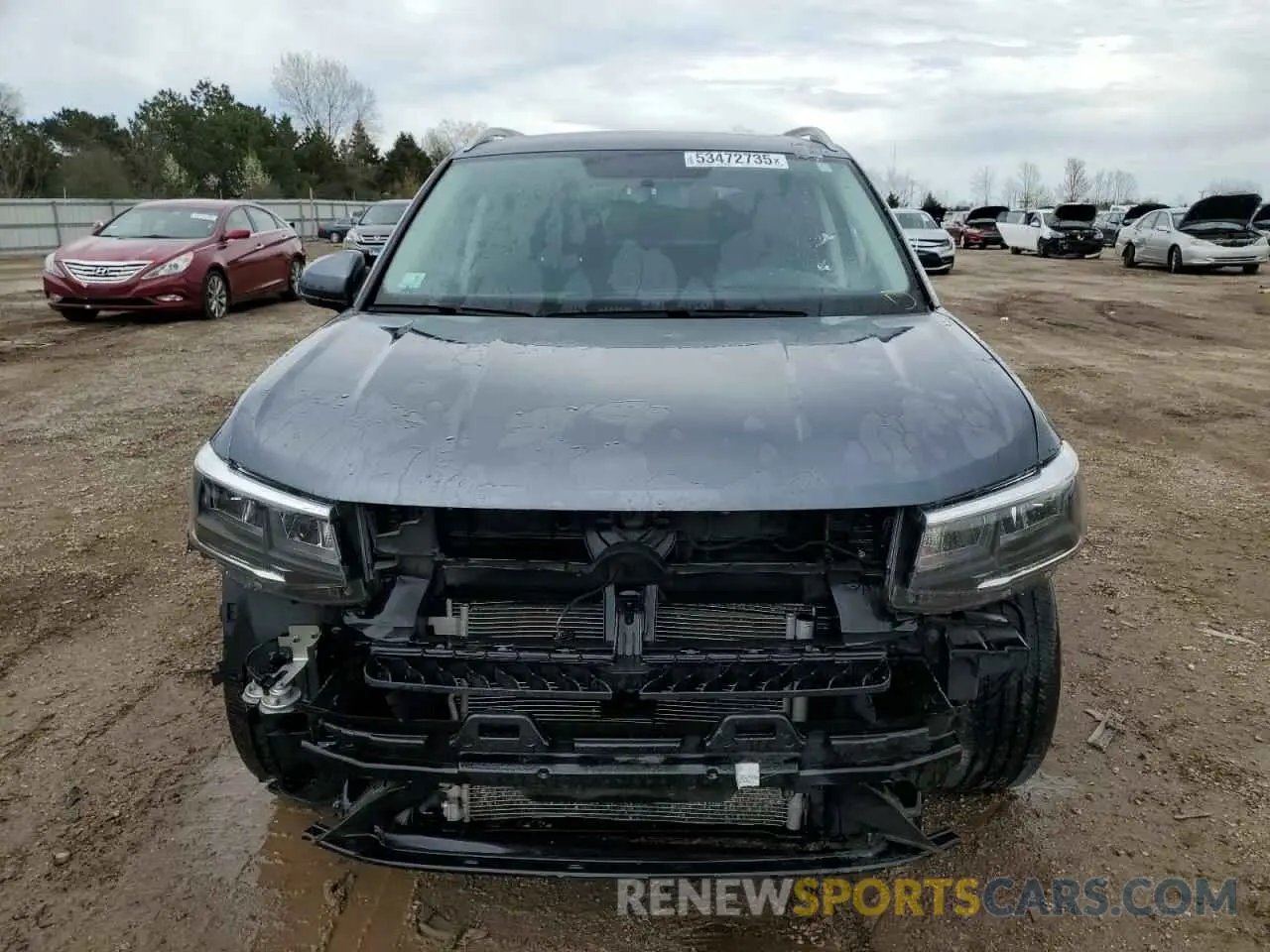 5 fotografías del automóvil dañado 3VVLX7B28NM041868 VOLKSWAGEN TAOS SE IQ 2022