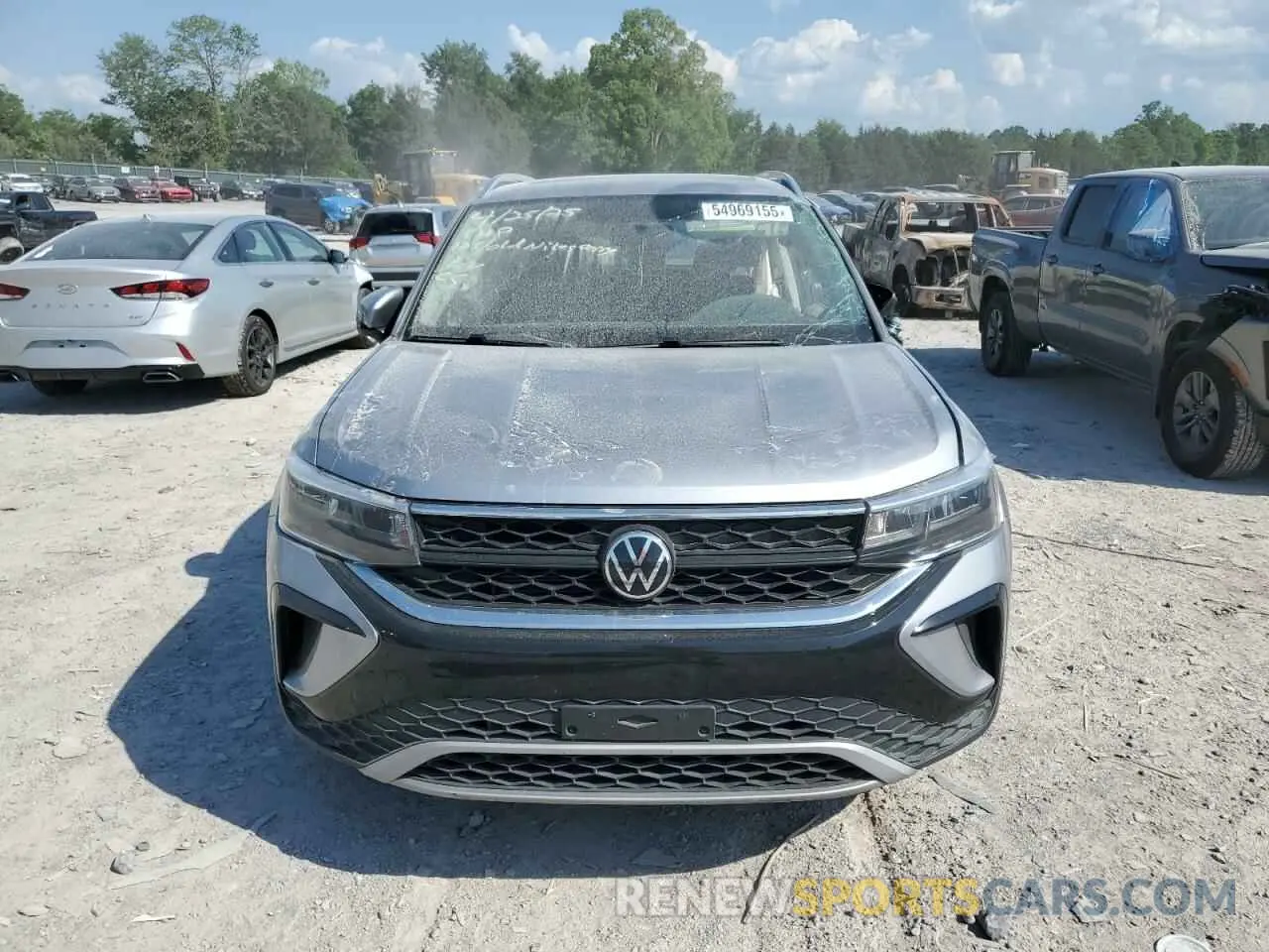 5 fotografías del automóvil dañado 3VVLX7B28NM071114 VOLKSWAGEN TAOS SE IQ 2022